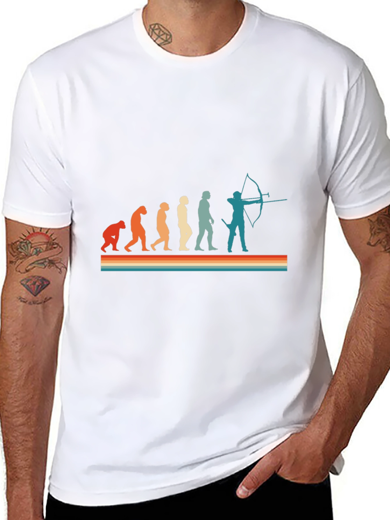 Evolution of Archery T-Shirt - Funny Bow Hunter Tee