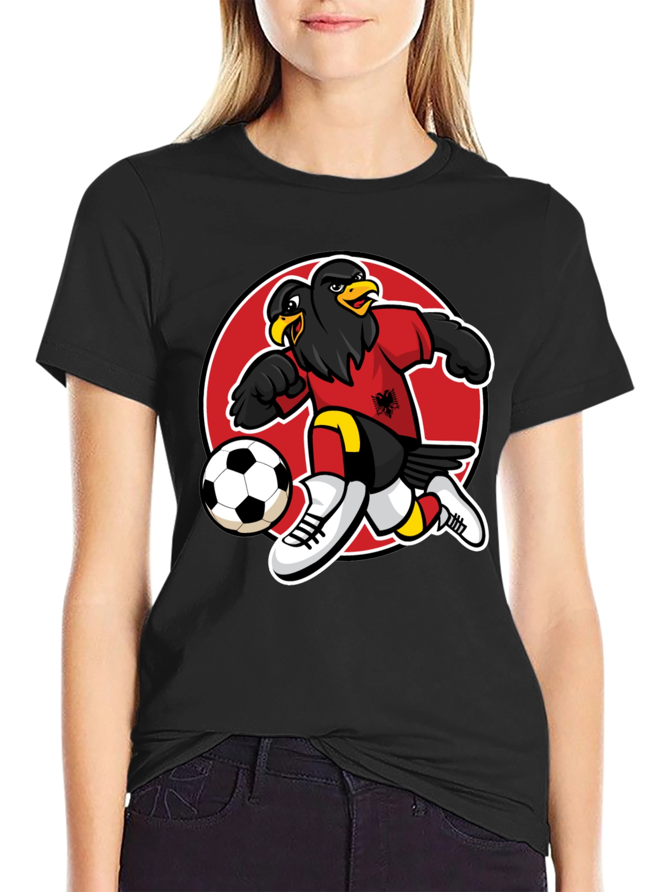 Albanian Eagle Soccer T-Shirt