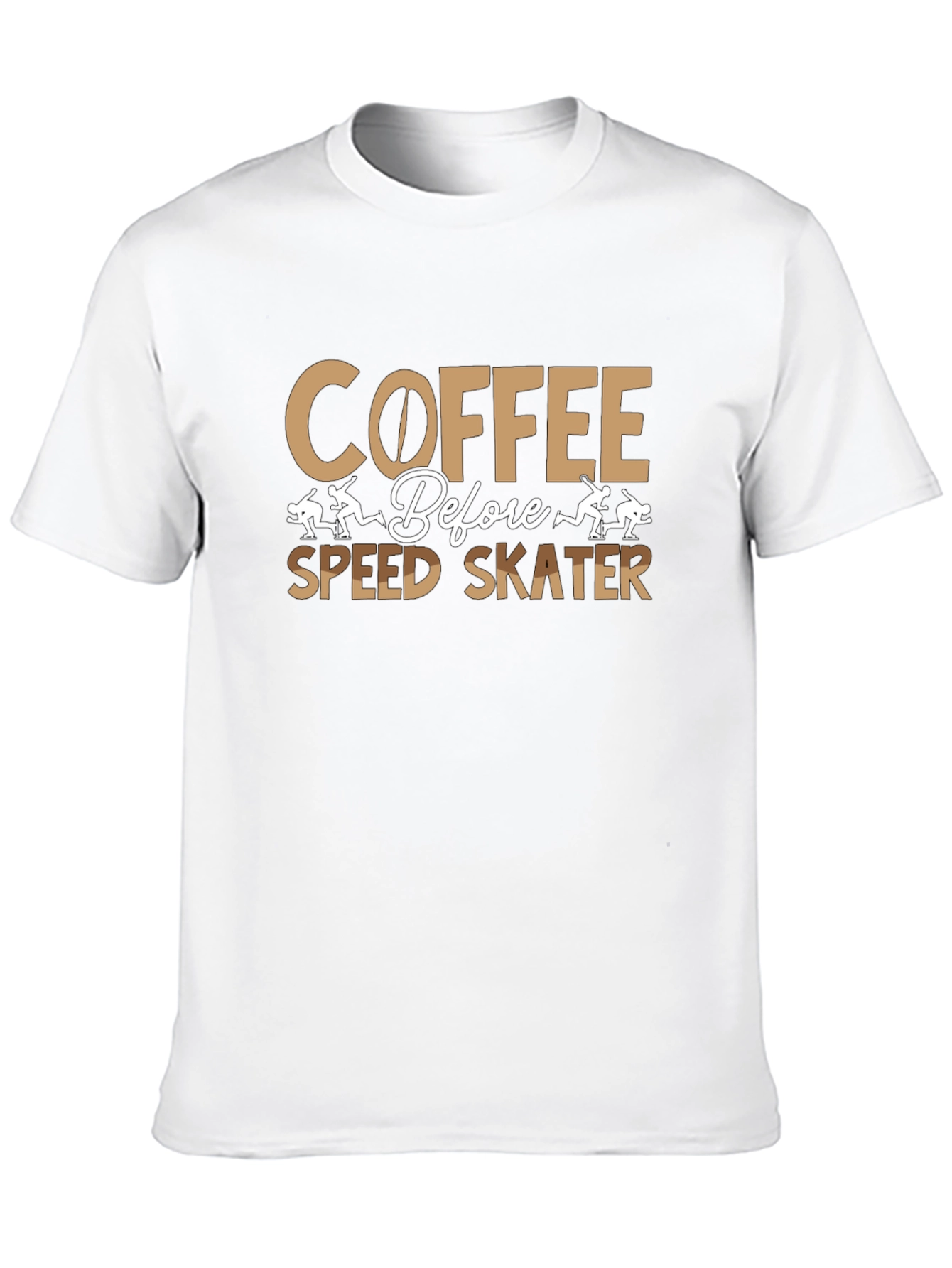 Coffee Before Speed Skater Graphic T-Shirt