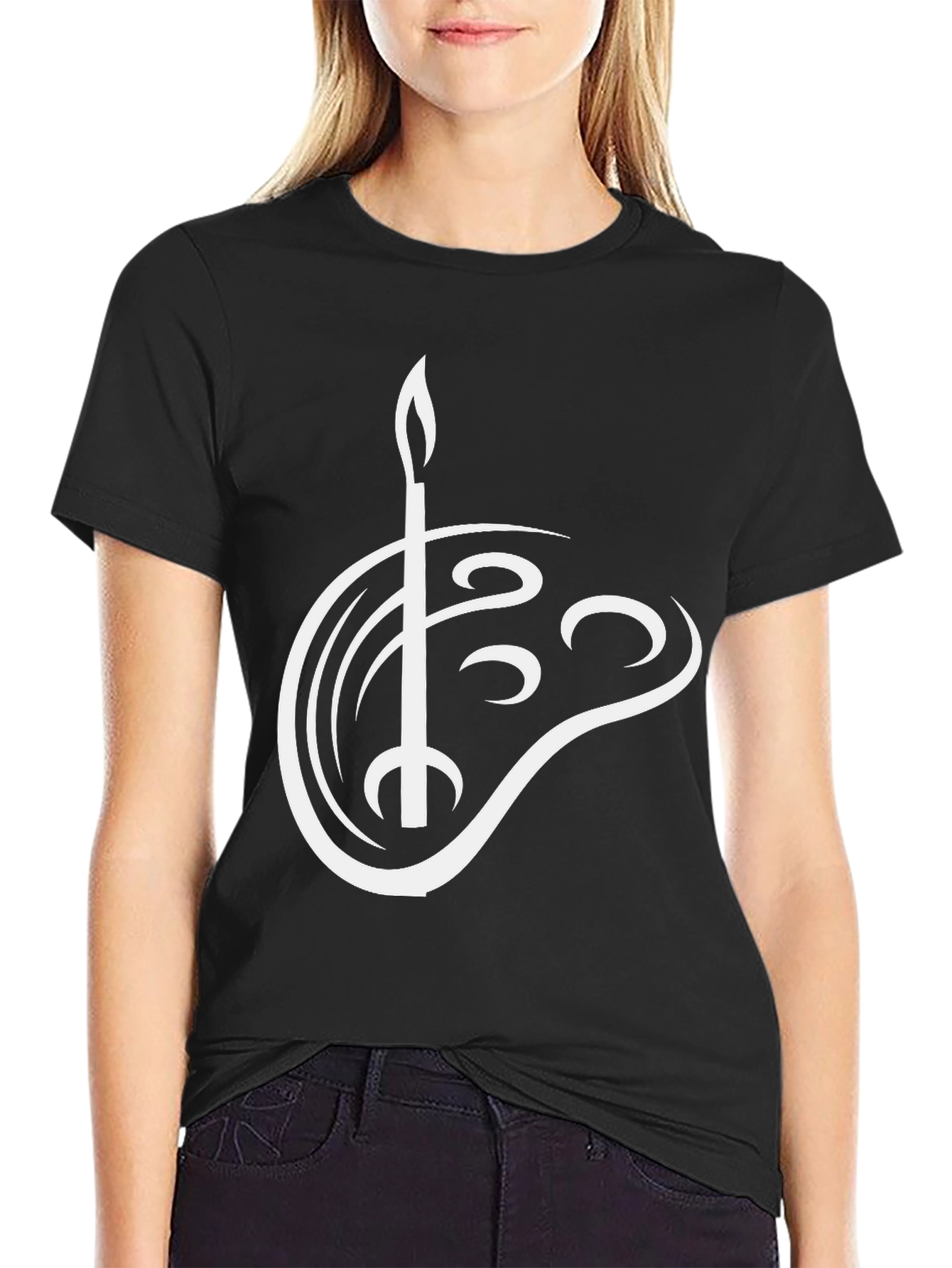 Artist Palette Graphic T-Shirt - Black