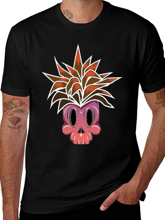 Skull Pineapple Graphic Tee
