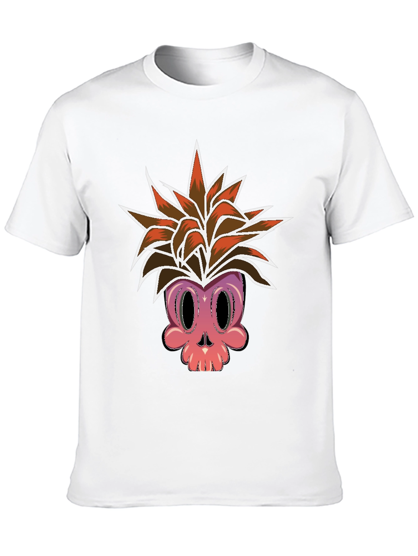 Skull Pineapple Graphic Tee