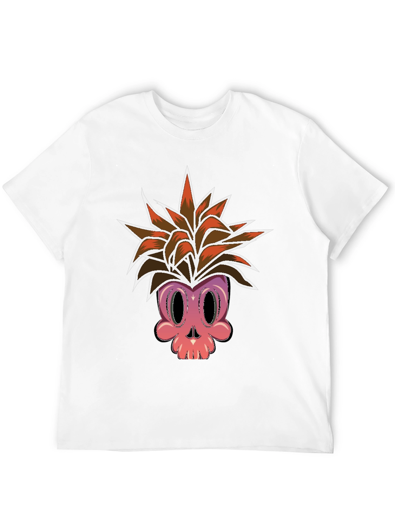 Skull Pineapple Graphic Tee