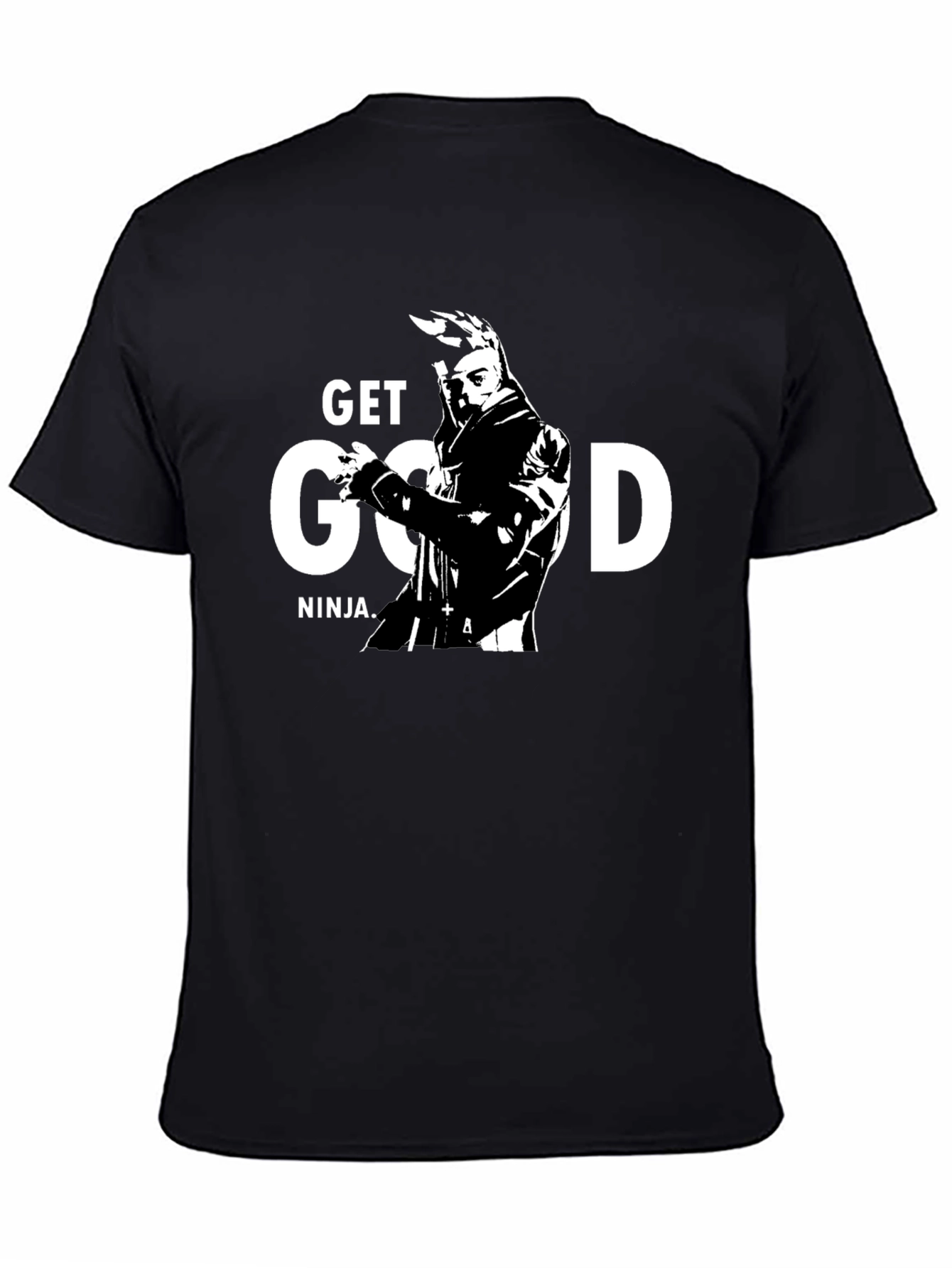 Get Good Ninja Graphic T-Shirt - Stylish Black Tee