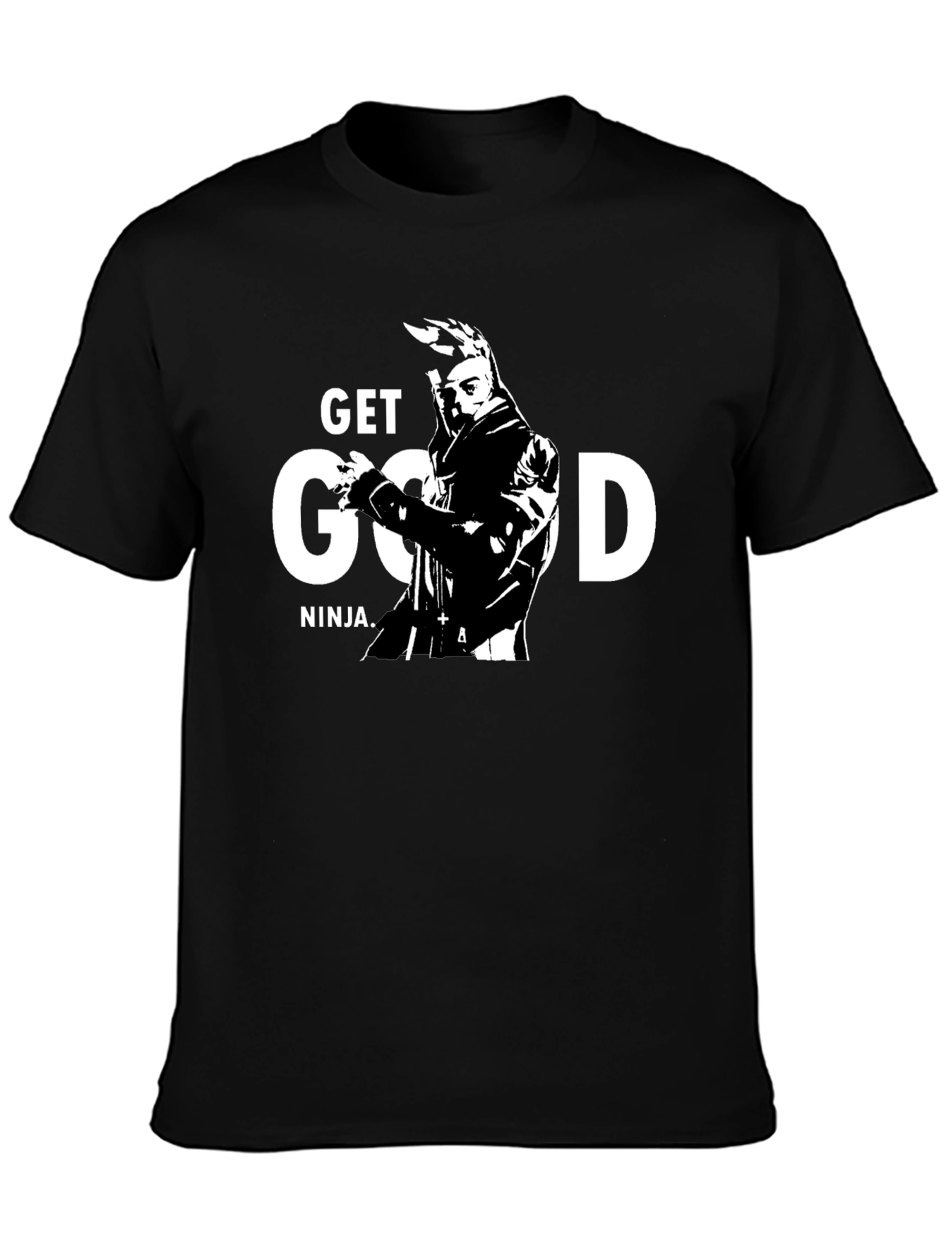 Get Good Ninja Graphic T-Shirt - Stylish Black Tee