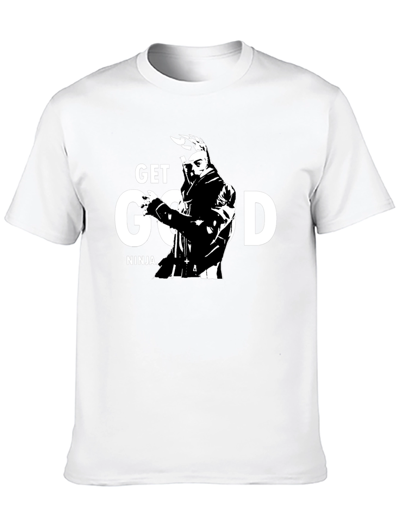 Get Good Ninja Graphic T-Shirt - Stylish Black Tee