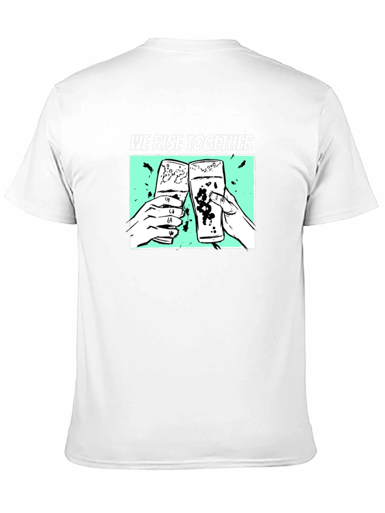 We Rise Together Graphic T-Shirt - Black
