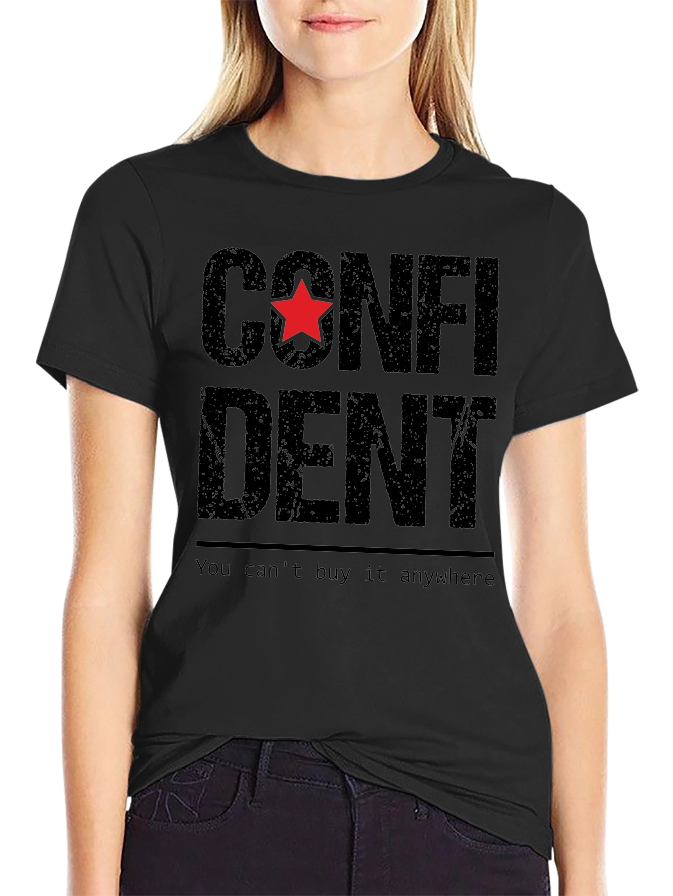 Confident Star Graphic T-Shirt - You Cant Buy It!