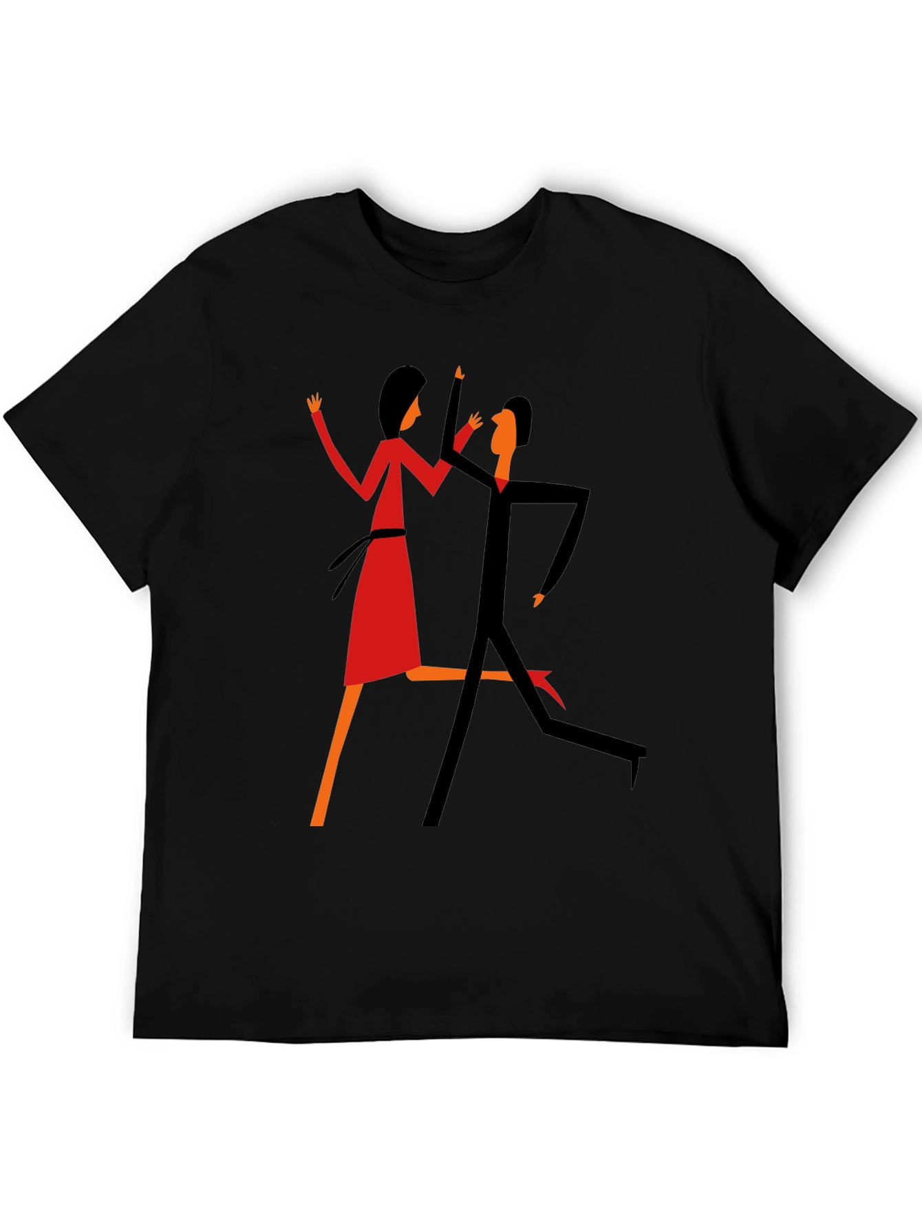 Abstract Dance T-Shirt: Unique Graphic Tee