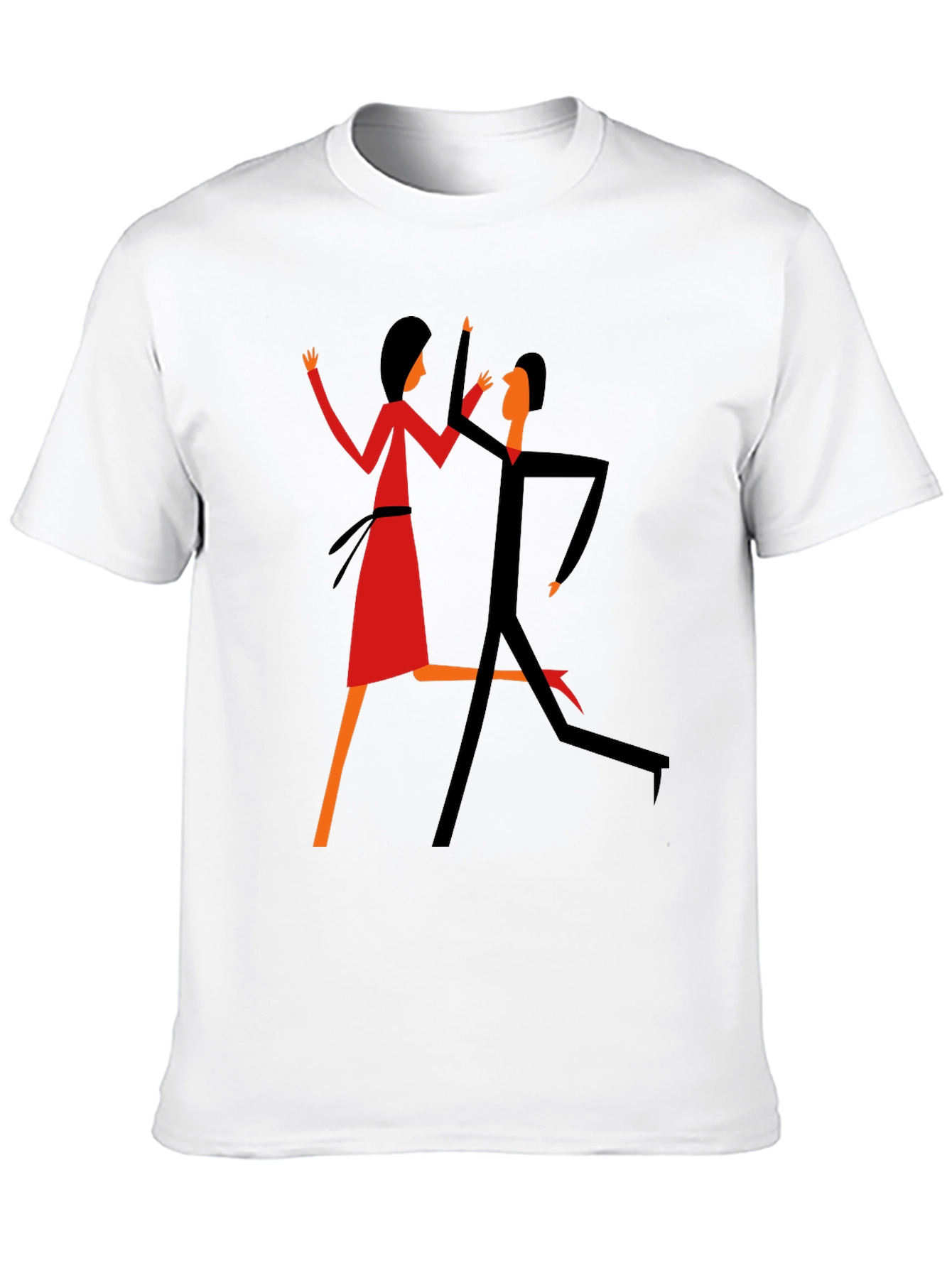 Abstract Dance T-Shirt: Unique Graphic Tee