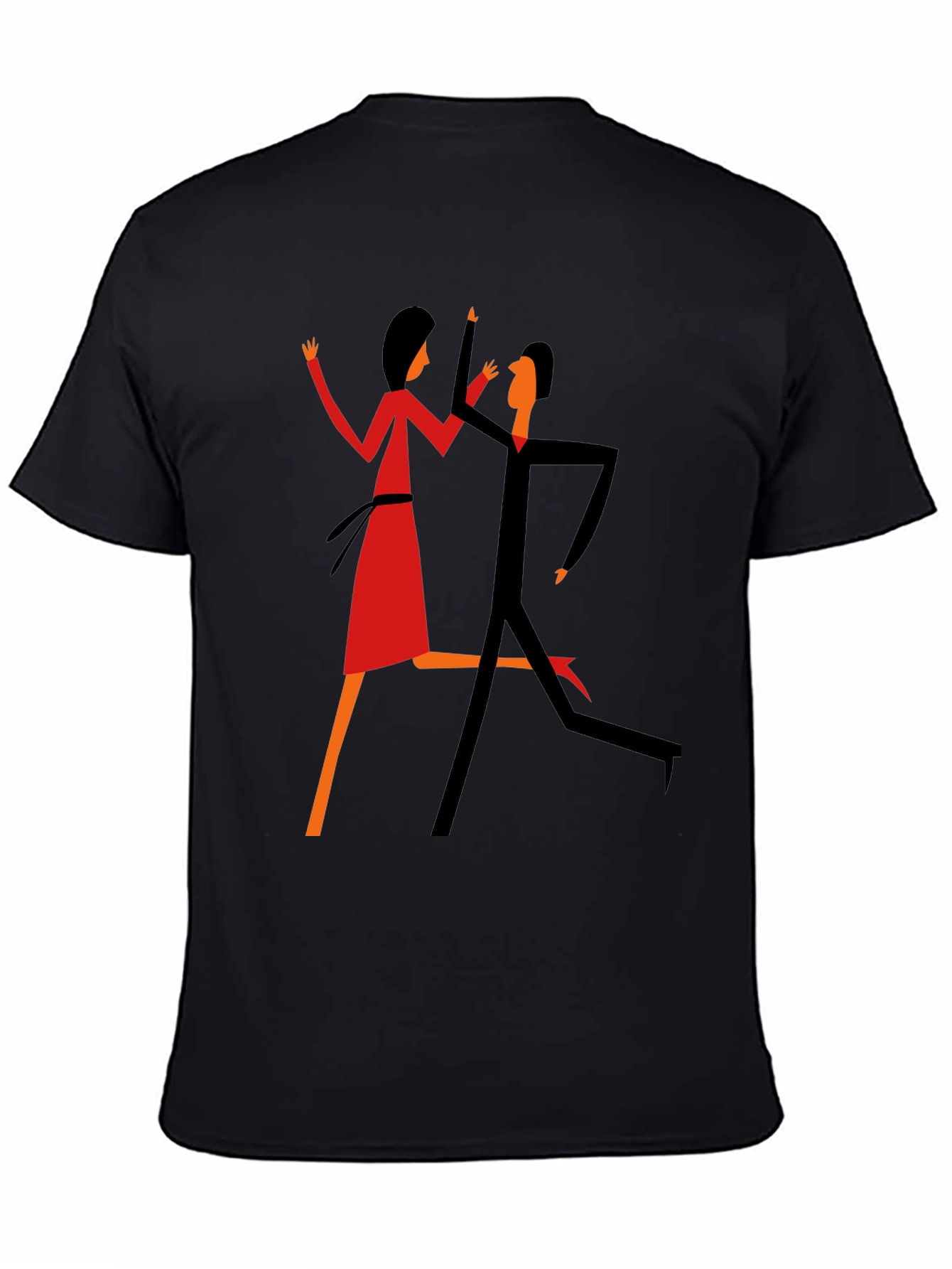 Abstract Dance T-Shirt: Unique Graphic Tee