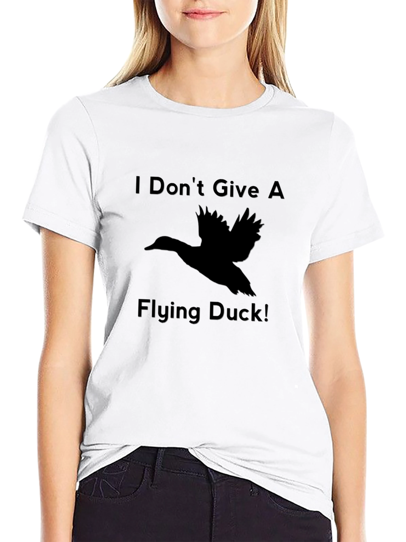 I Dont Give A Flying Duck Graphic Tee
