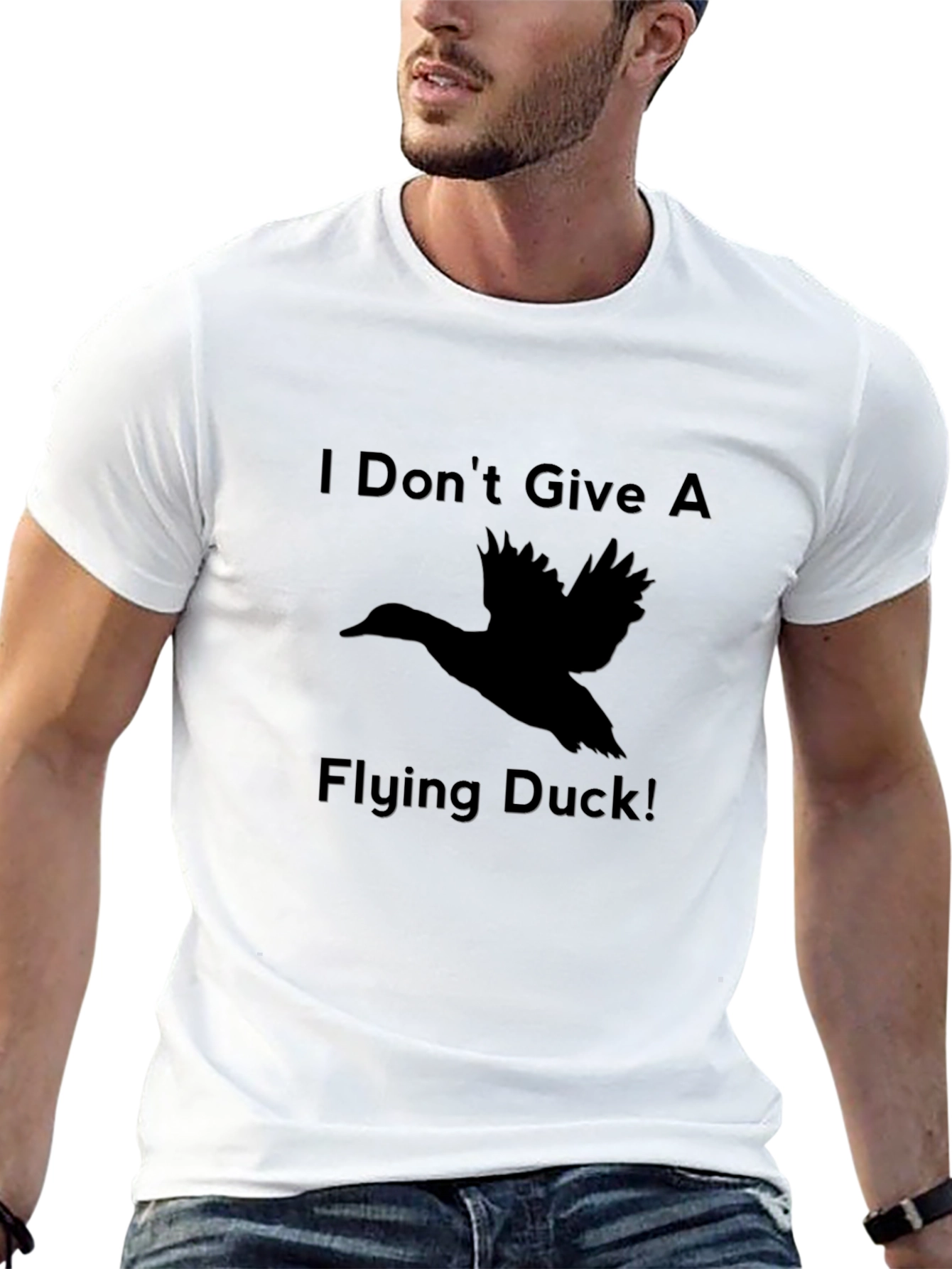 I Dont Give A Flying Duck Graphic Tee