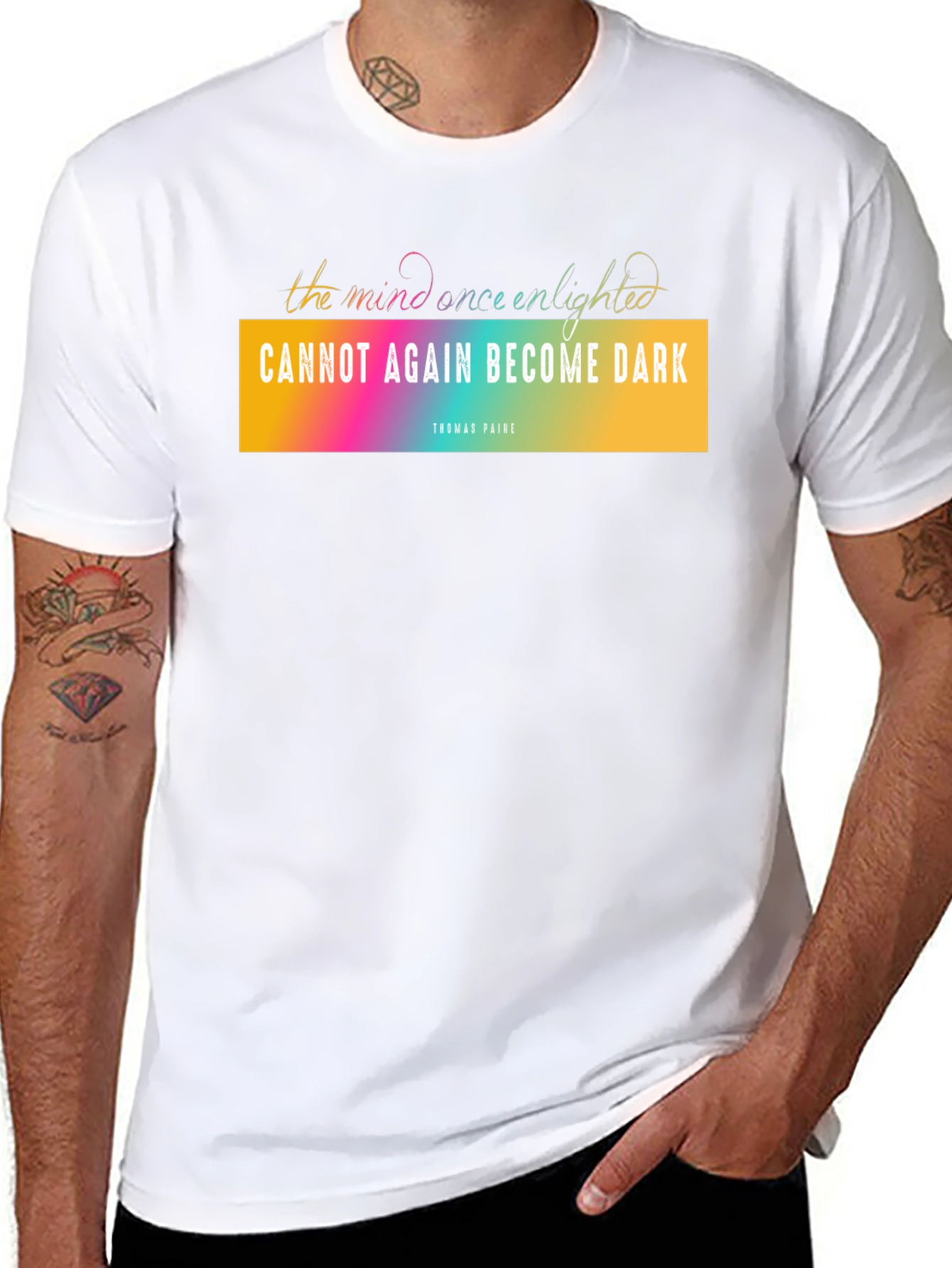 Enlightened Mind T-Shirt - Motivational Quote