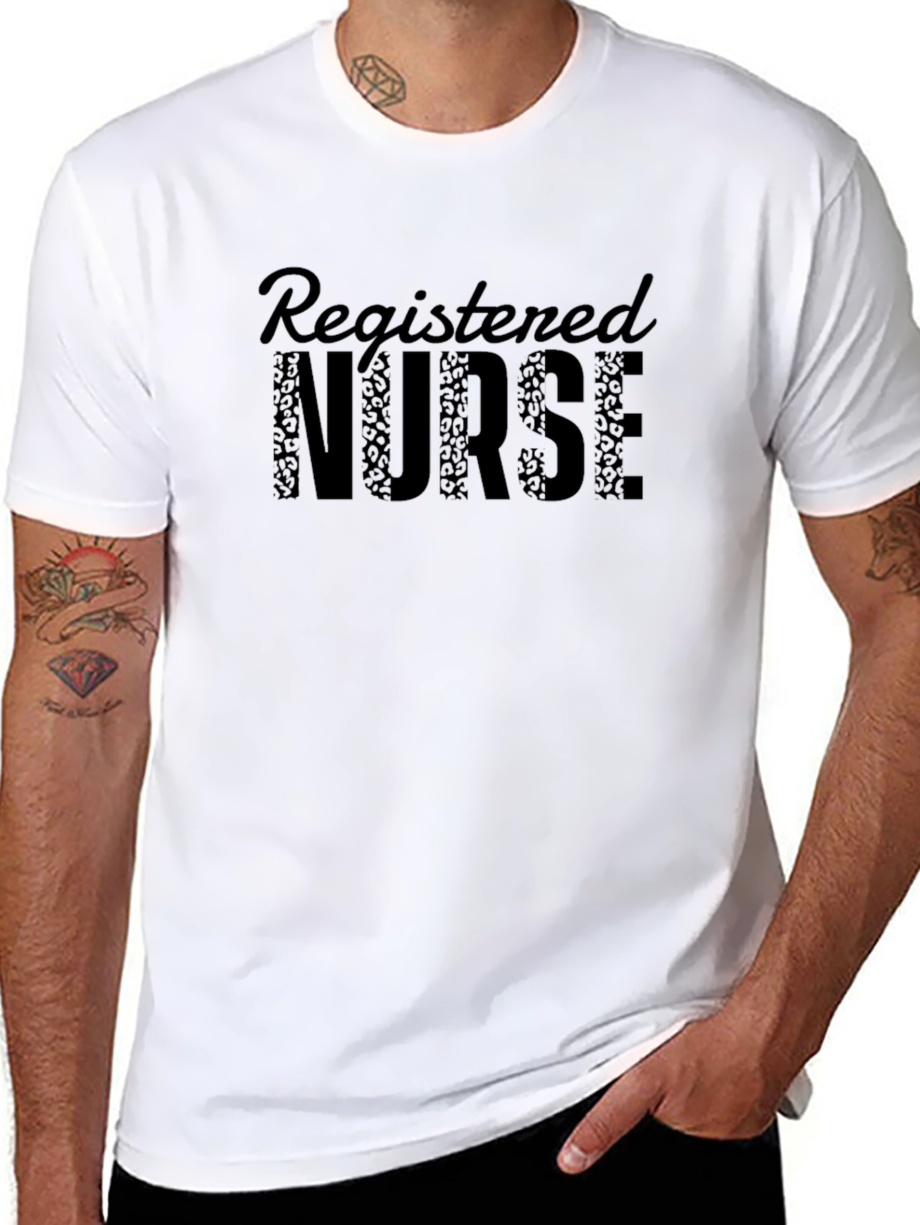 Registered Nurse Graphic Tee - Black