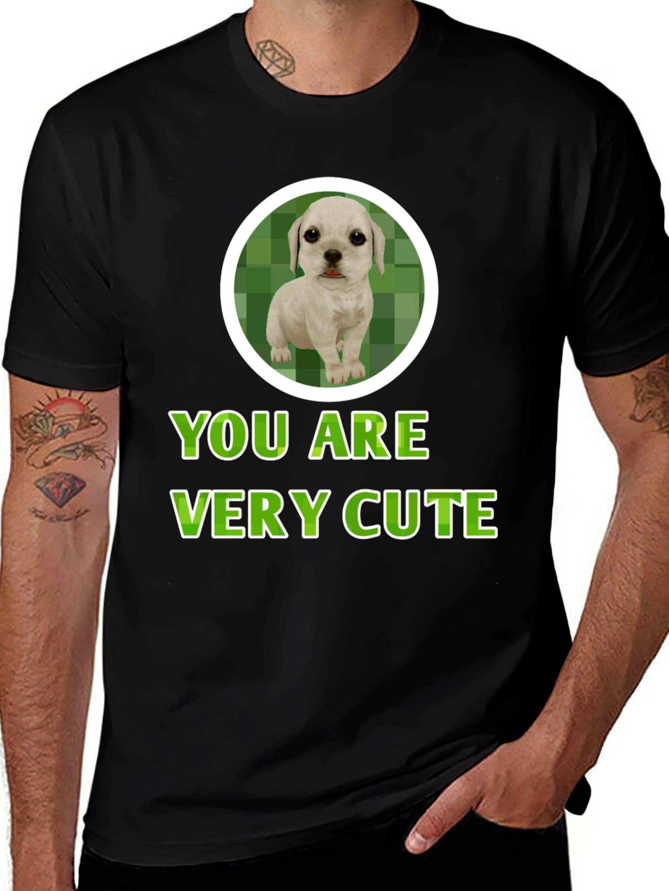 Cute Puppy T-Shirt - You Are Very Cute Design