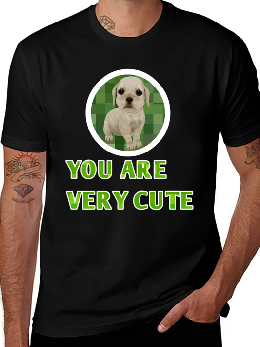 Cute Puppy T-Shirt - You Are Very Cute Design