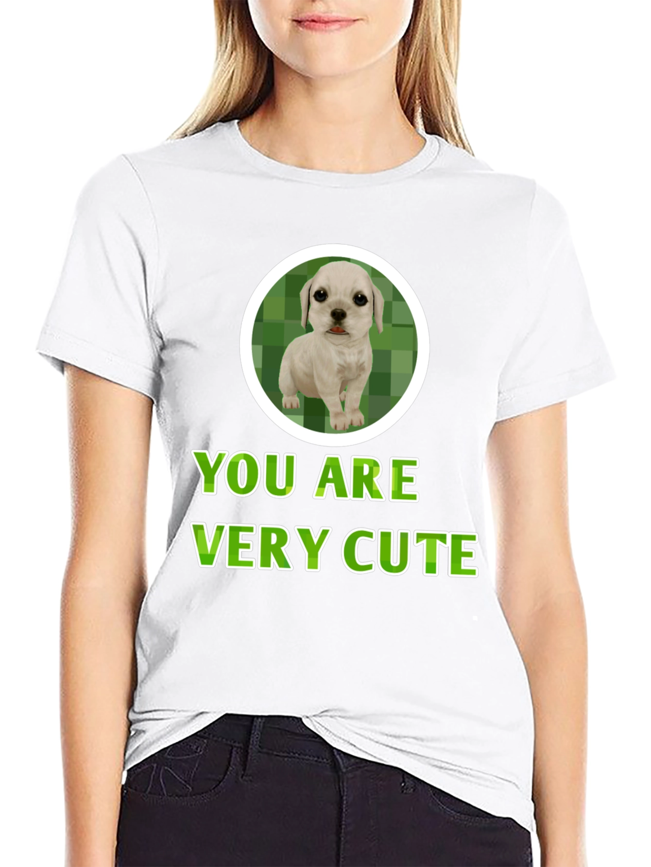Cute Puppy T-Shirt - You Are Very Cute Design