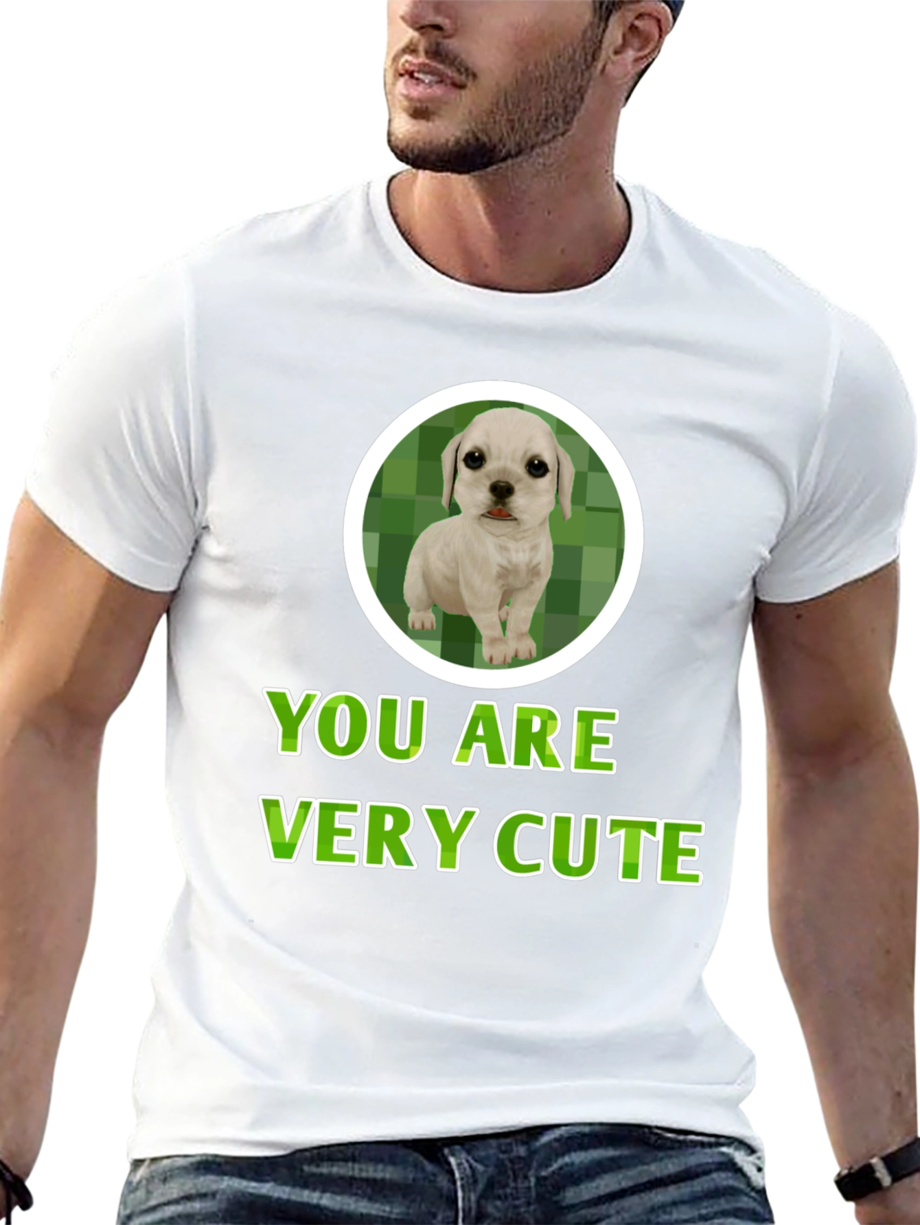Cute Puppy T-Shirt - You Are Very Cute Design