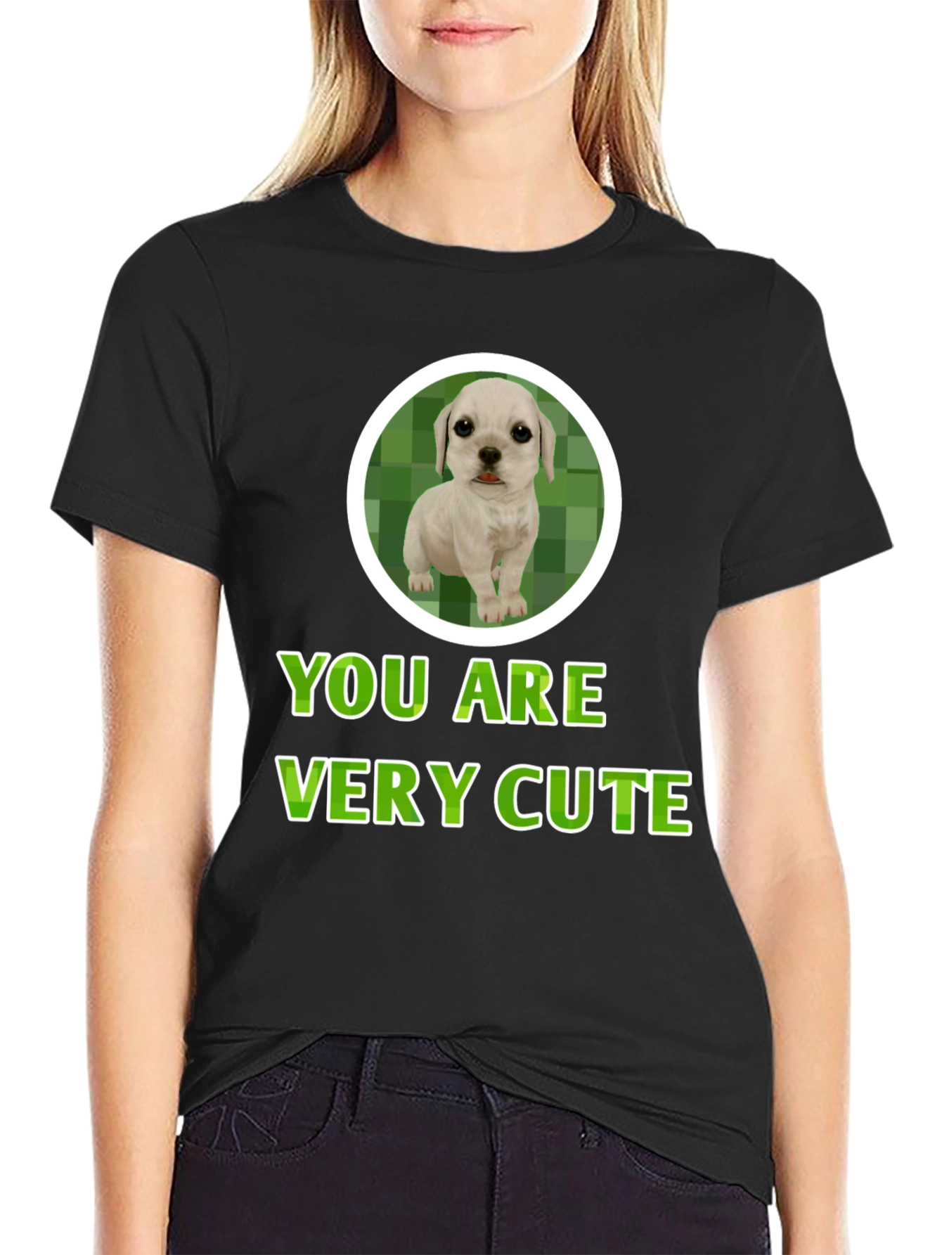 Cute Puppy T-Shirt - You Are Very Cute Design