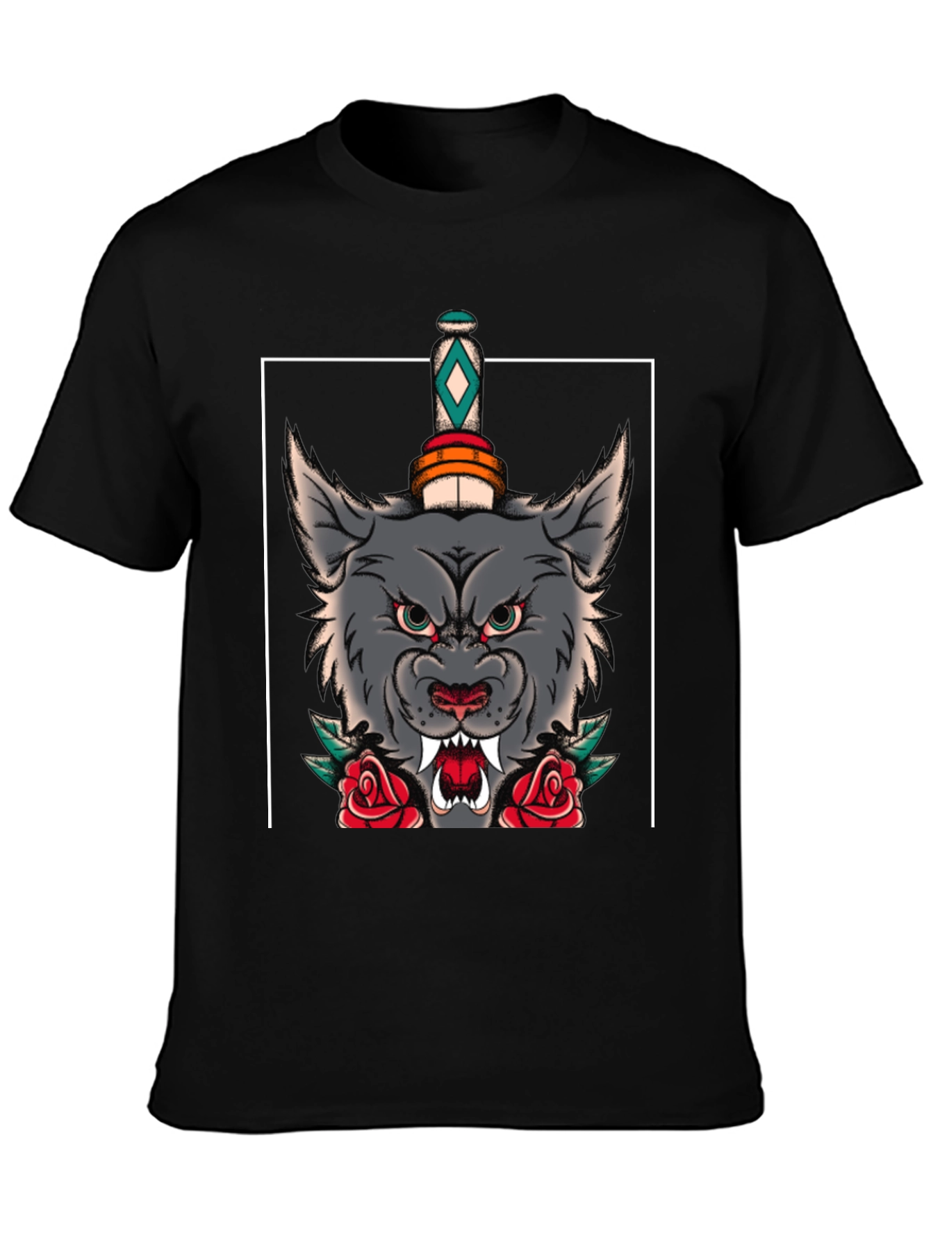 Wolf & Dagger Graphic Print T-Shirt