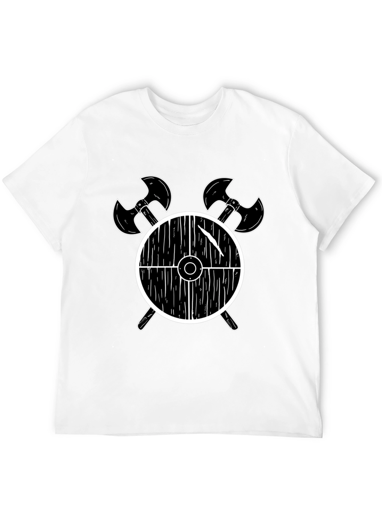 Viking Shield and Axes Graphic T-Shirt