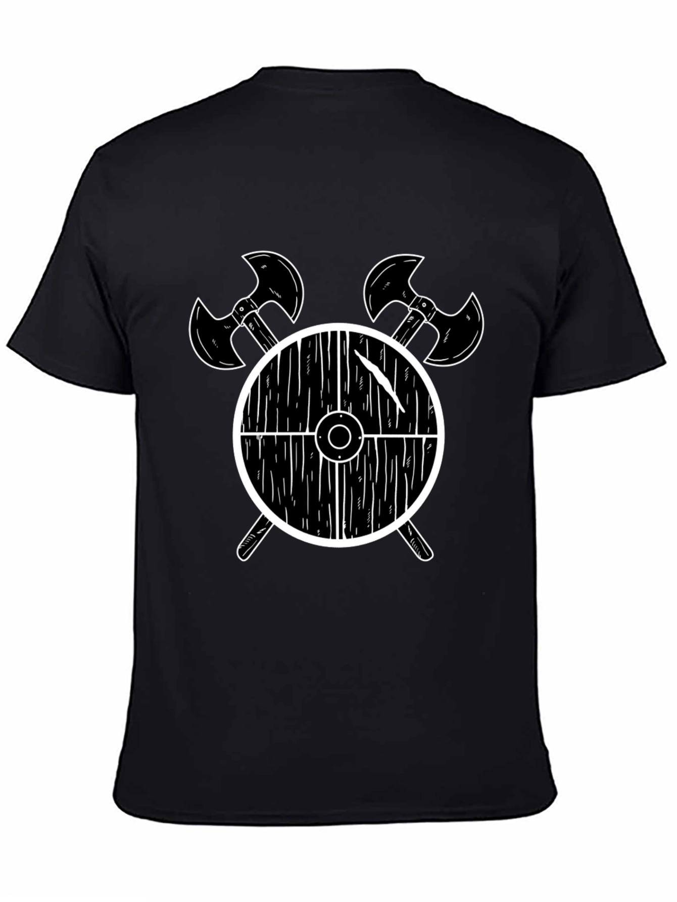 Viking Shield and Axes Graphic T-Shirt