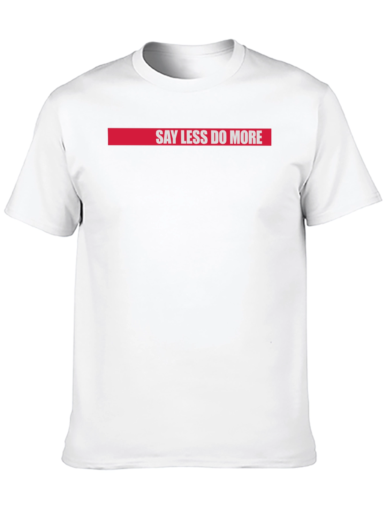 Say Less Do More Graphic Tee - Black