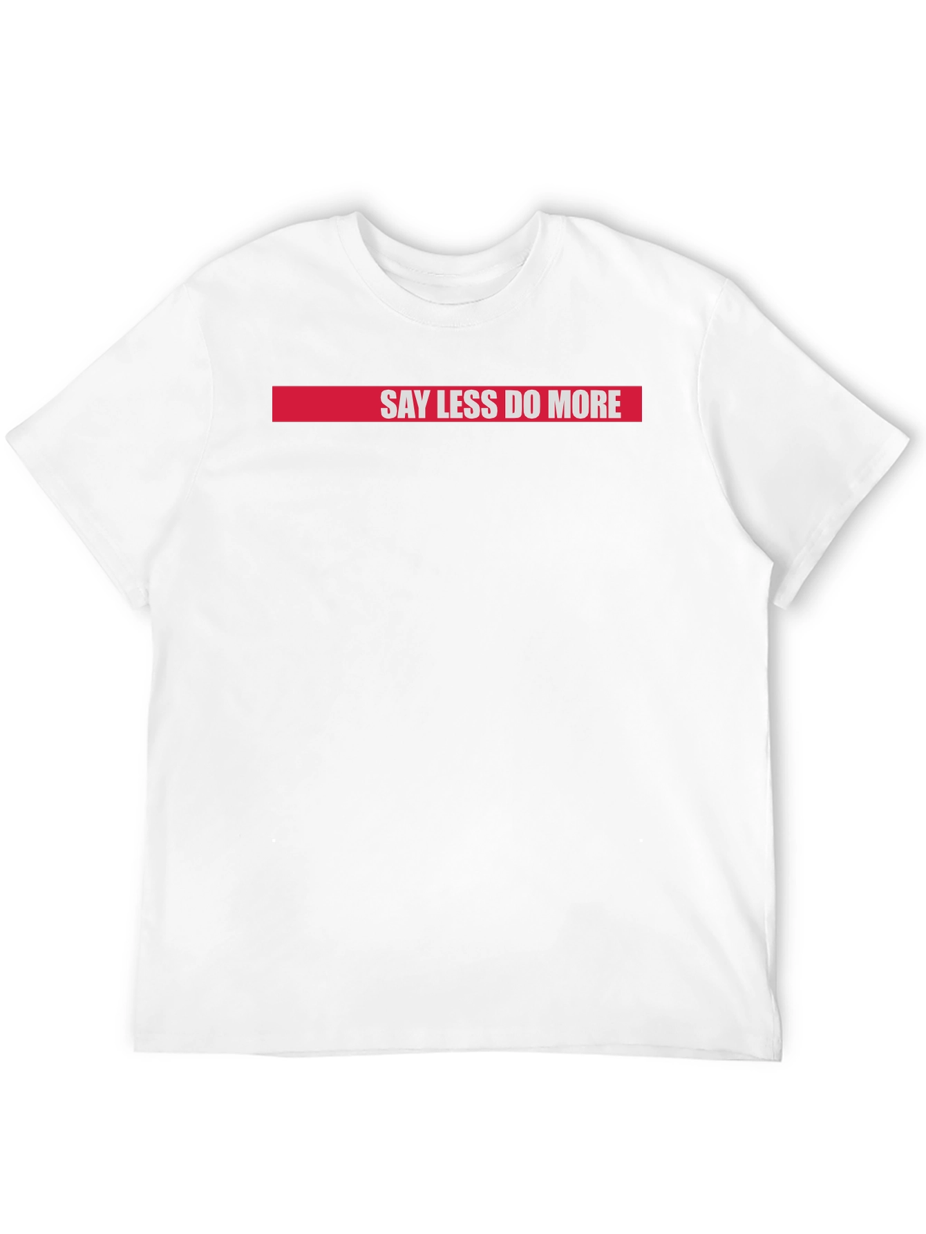 Say Less Do More Graphic Tee - Black