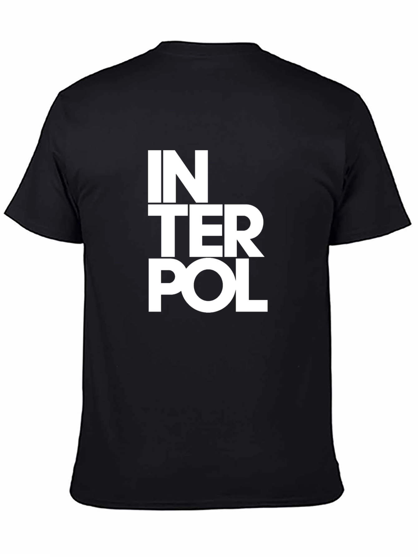 Interpol Band Logo Black T-Shirt
