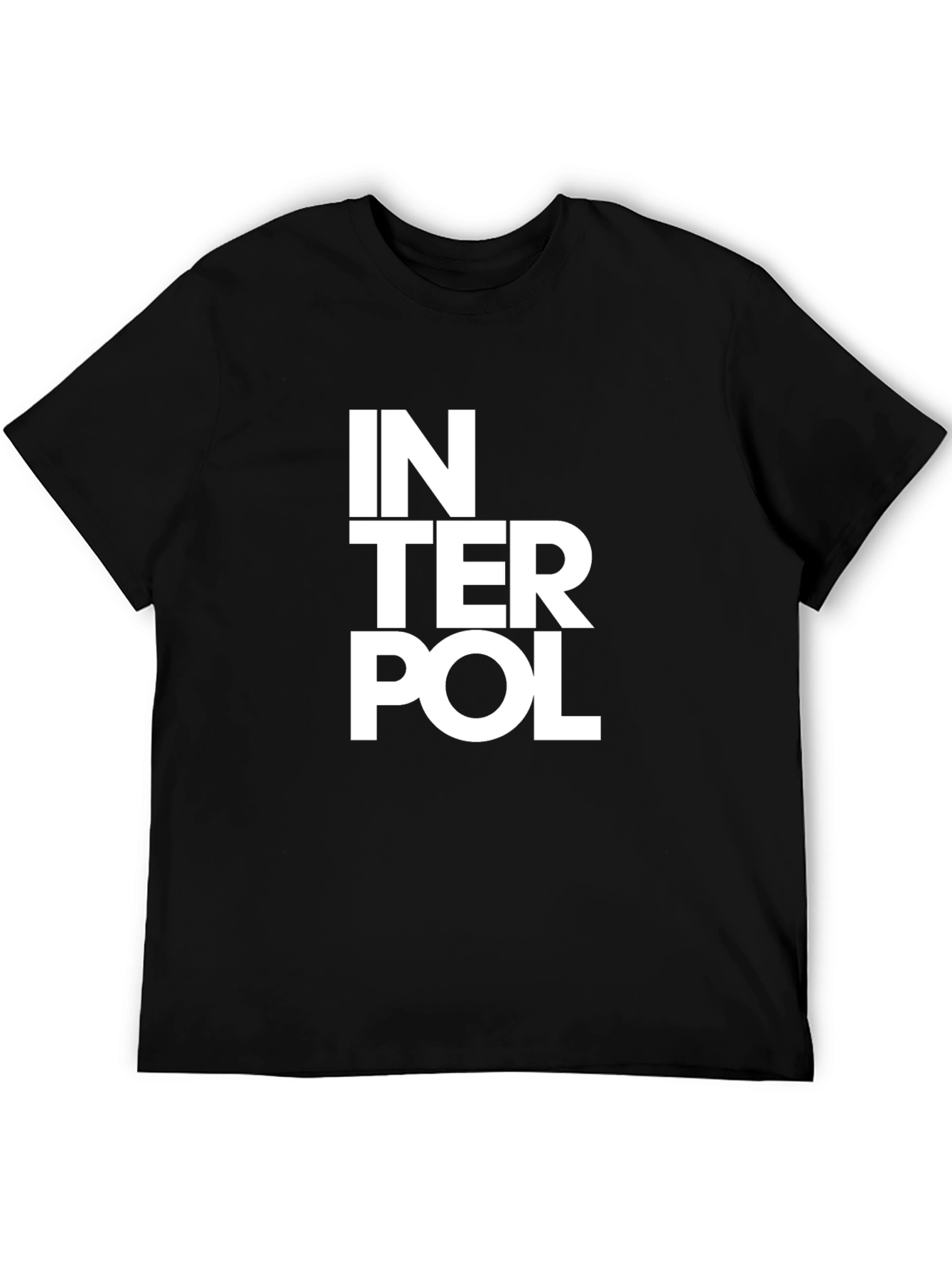 Interpol Band Logo Black T-Shirt