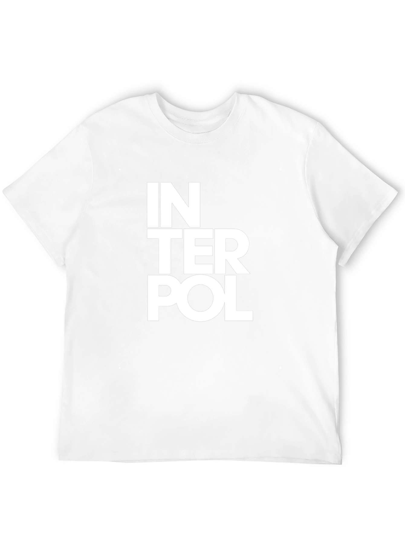Interpol Band Logo Black T-Shirt