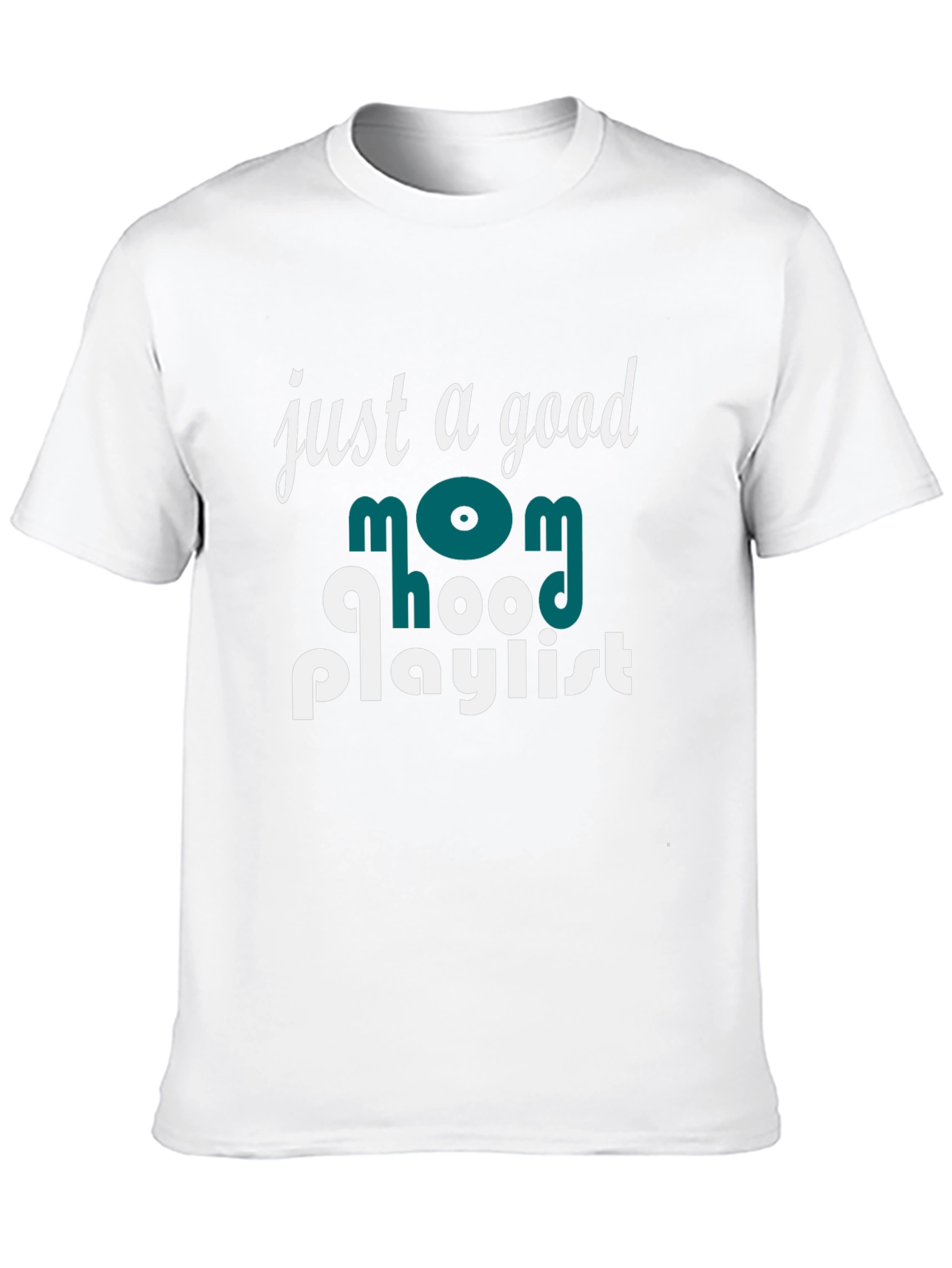 Good Mom Hood Playlist Graphic T-Shirt