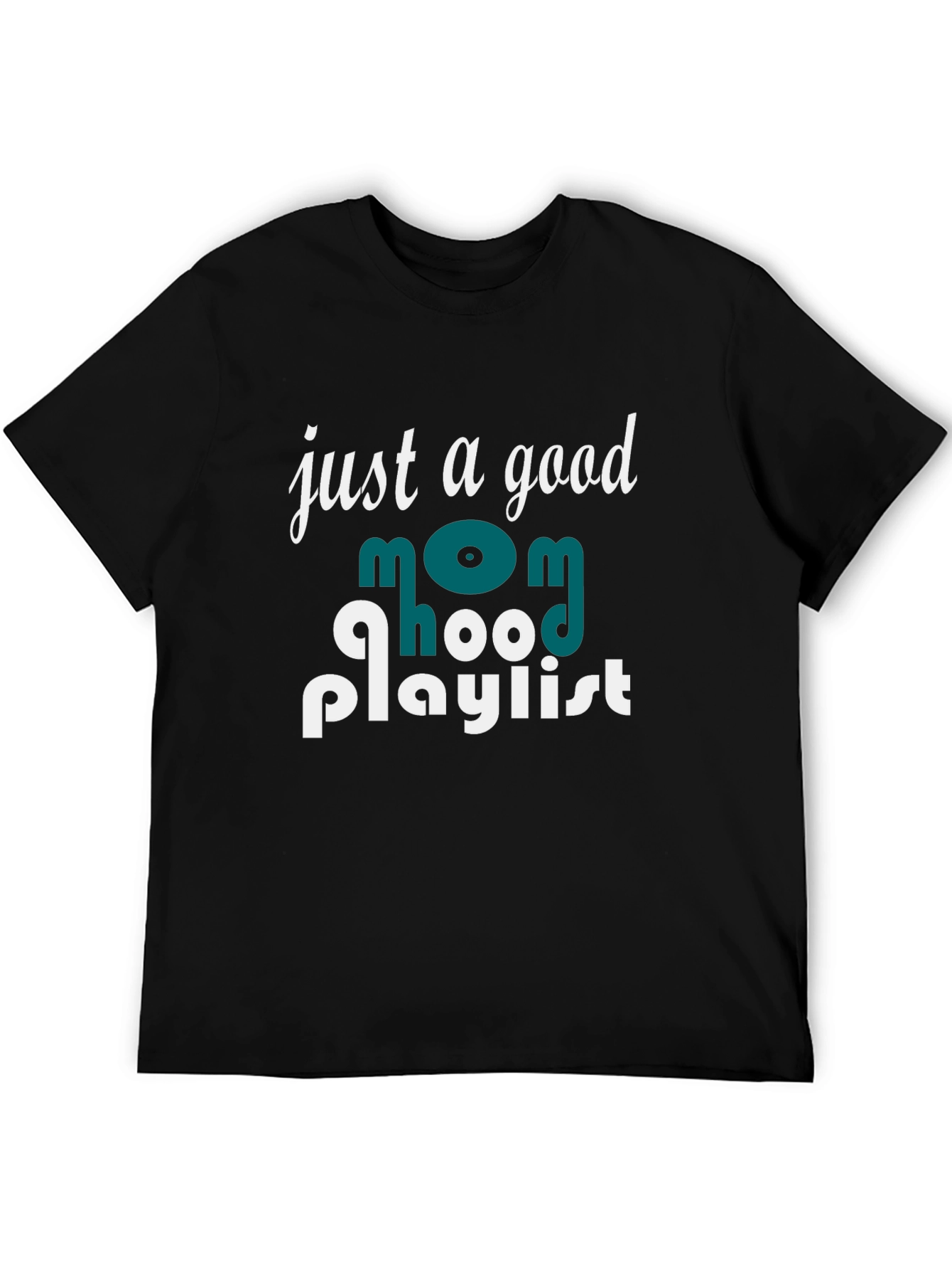 Good Mom Hood Playlist Graphic T-Shirt