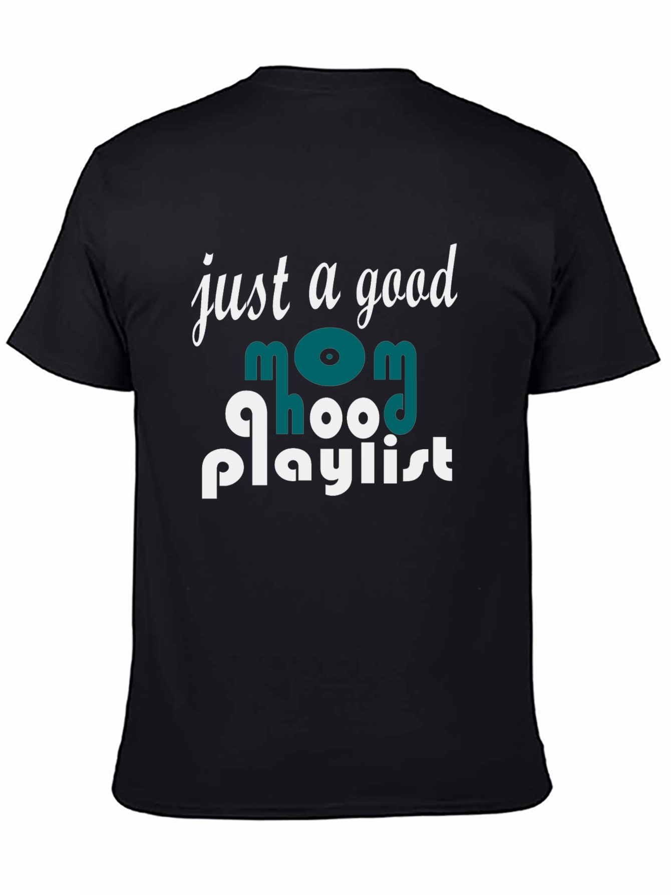 Good Mom Hood Playlist Graphic T-Shirt