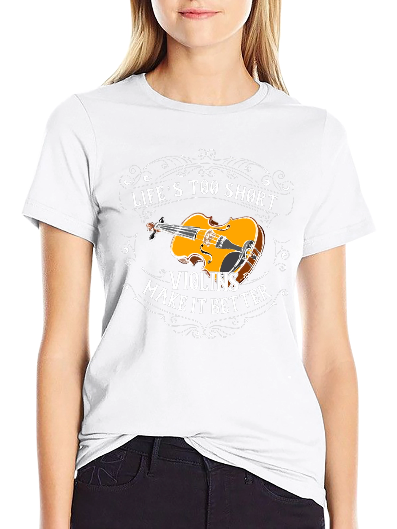 Lifes Too Short Violins T-Shirt