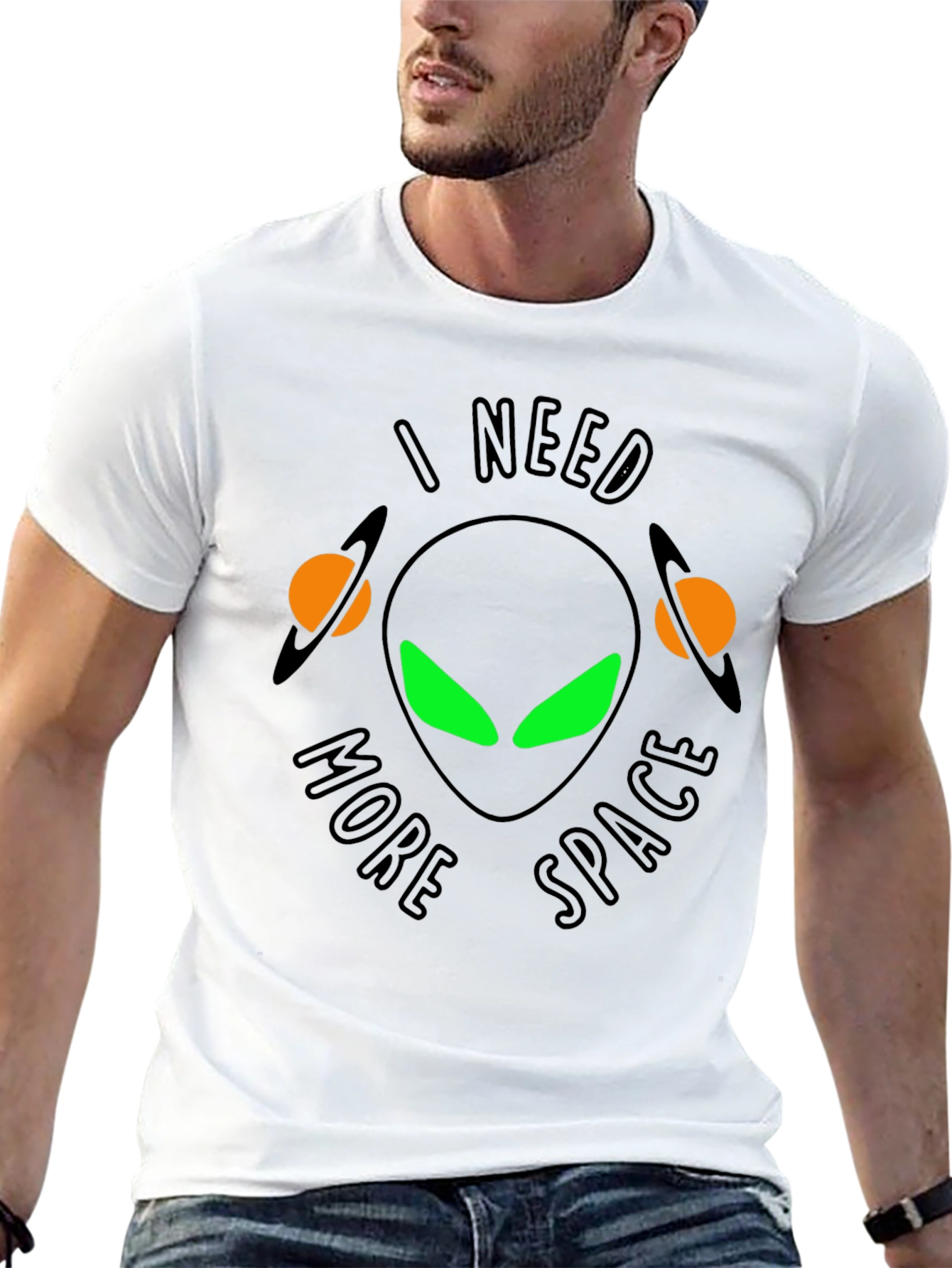 I Need More Space Alien Graphic Tee