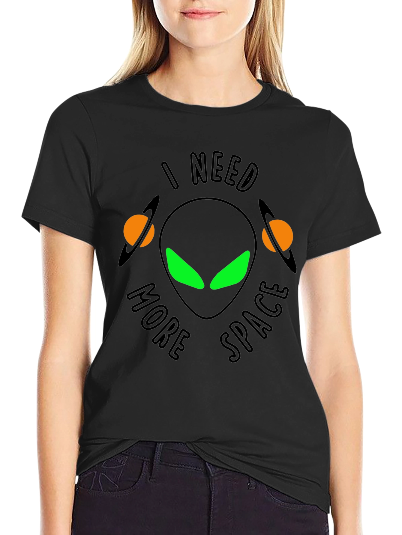 I Need More Space Alien Graphic Tee