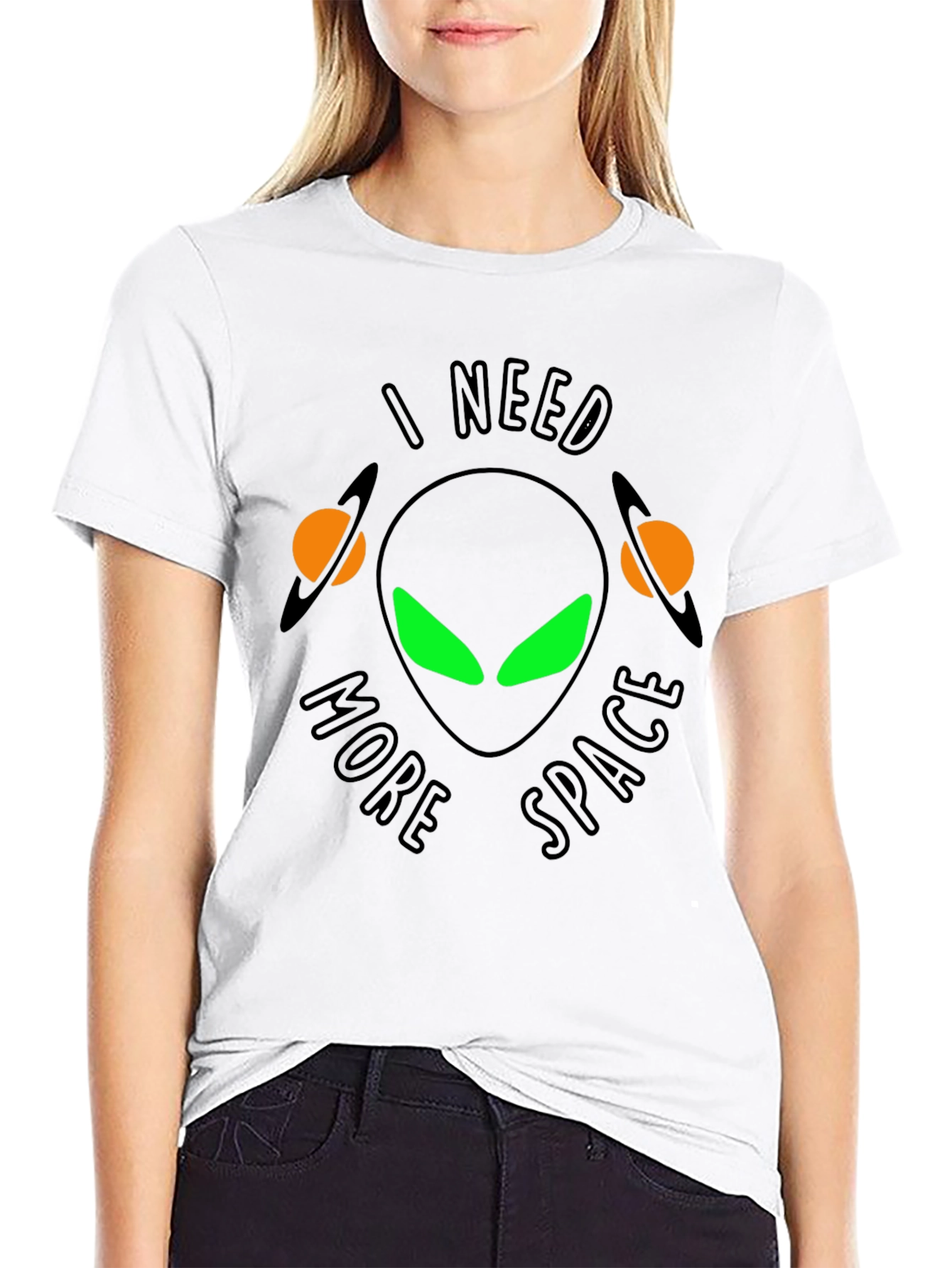 I Need More Space Alien Graphic Tee