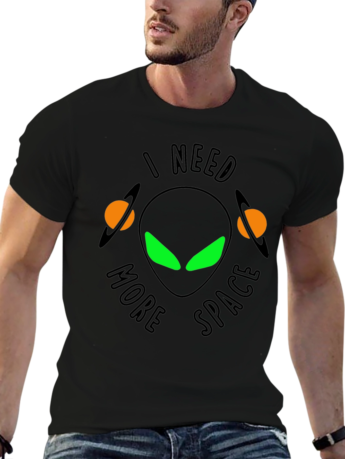 I Need More Space Alien Graphic Tee