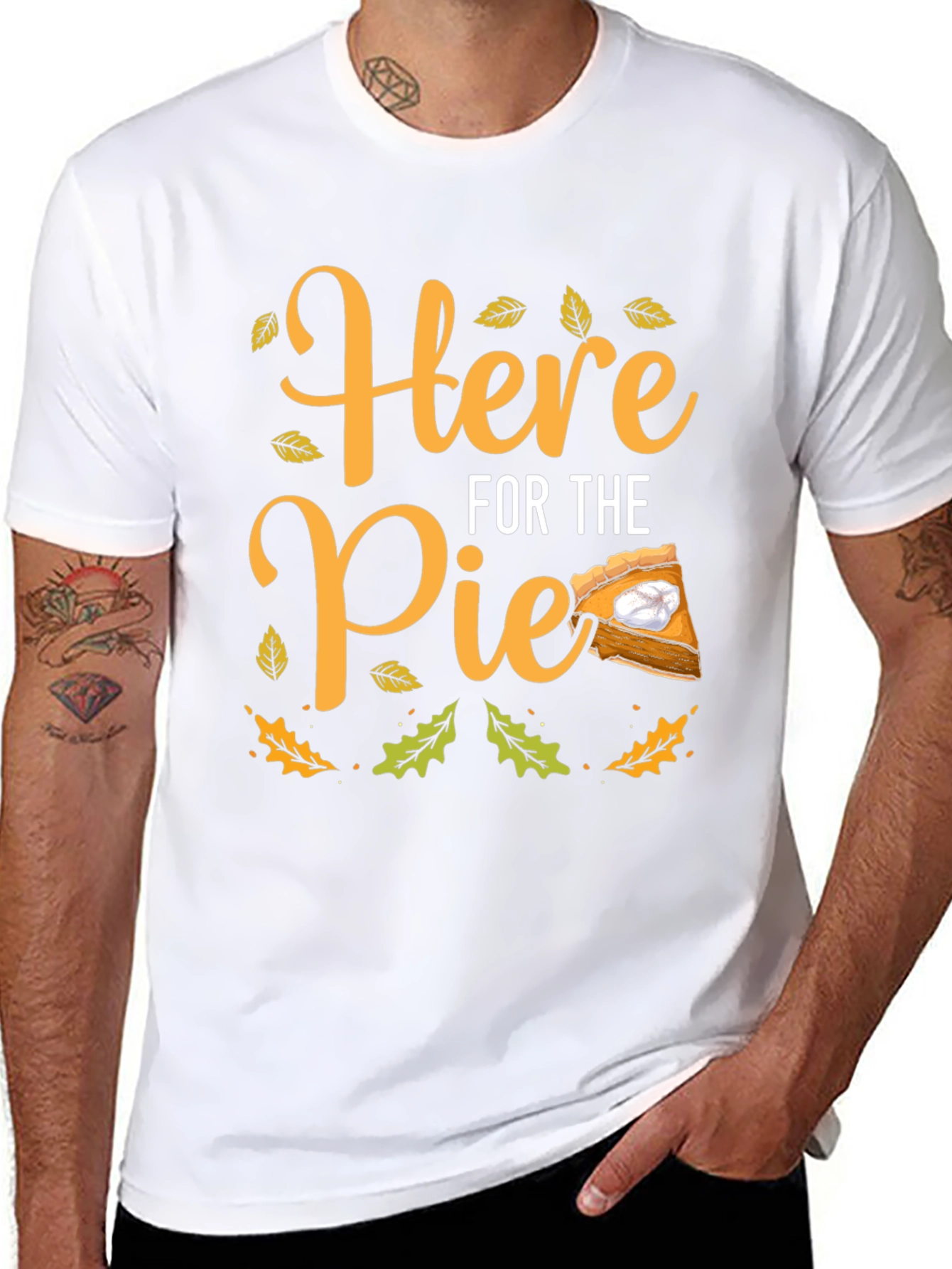 Here For The Pie Thanksgiving T-Shirt