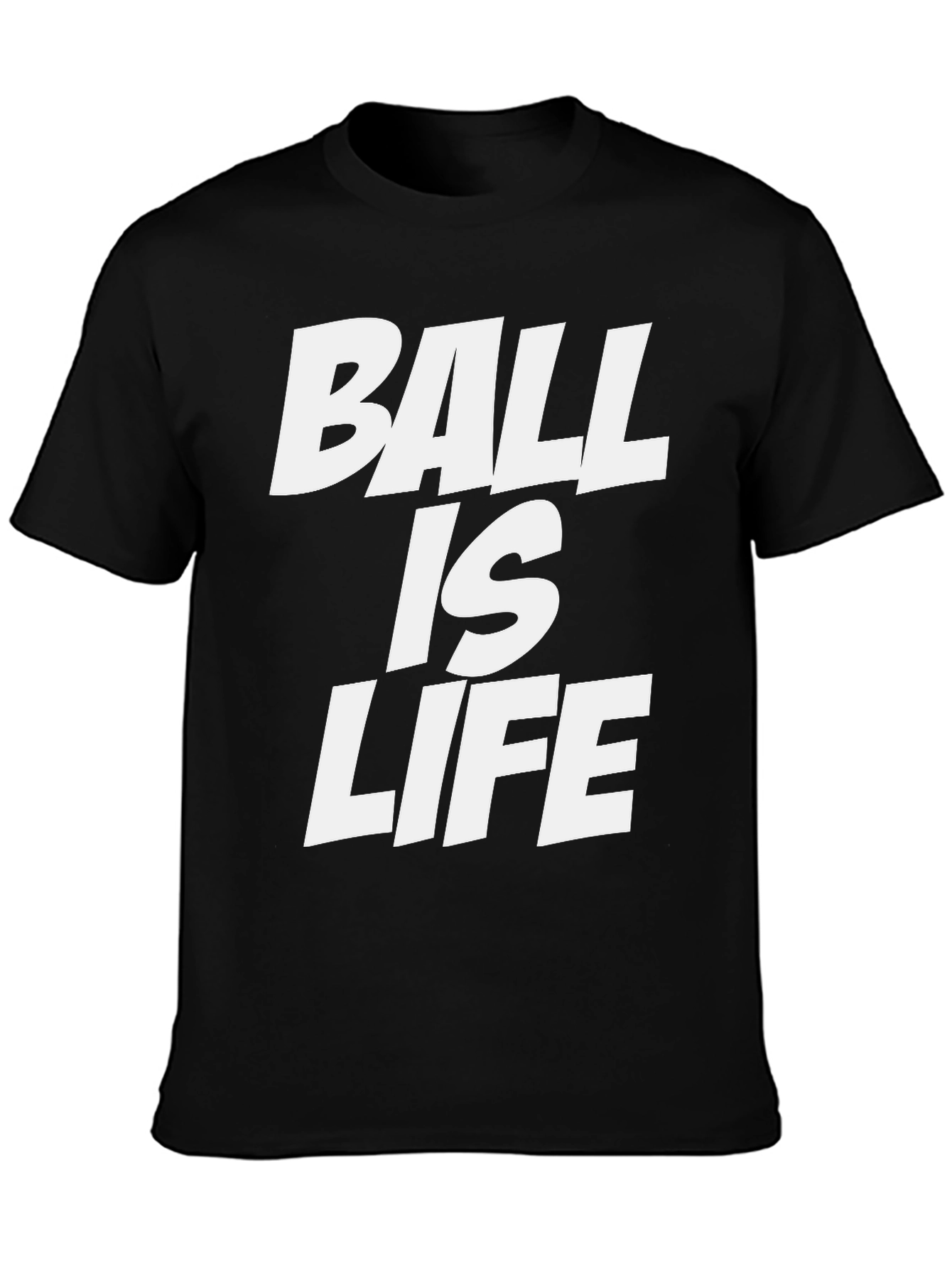 Ball is Life Black Graphic Tee