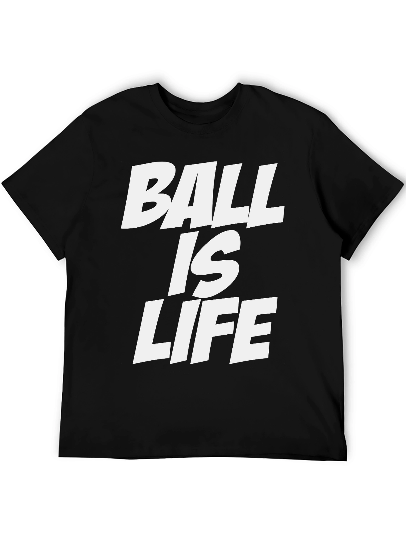 Ball is Life Black Graphic Tee