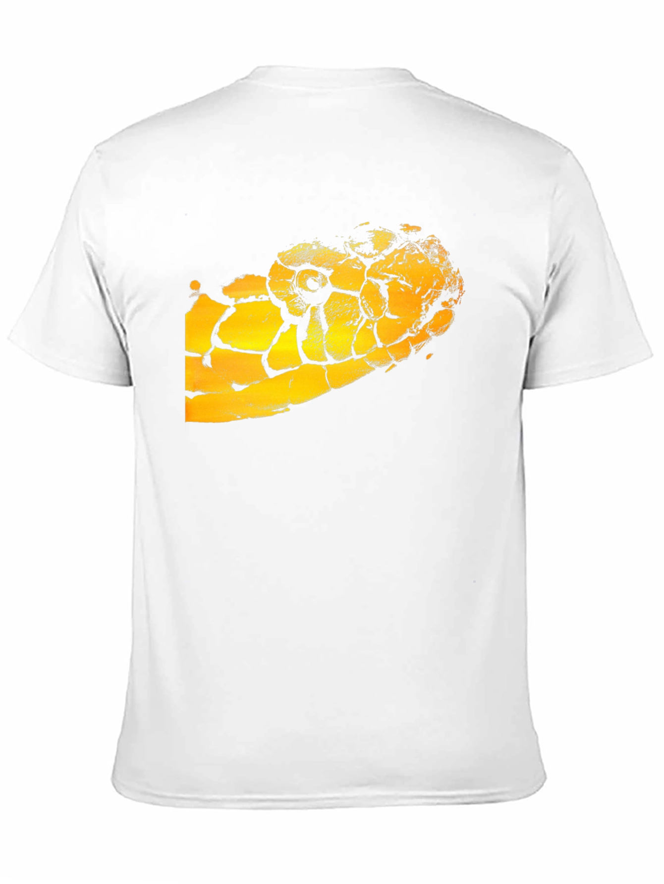 Black T-Shirt with Snake Graphic