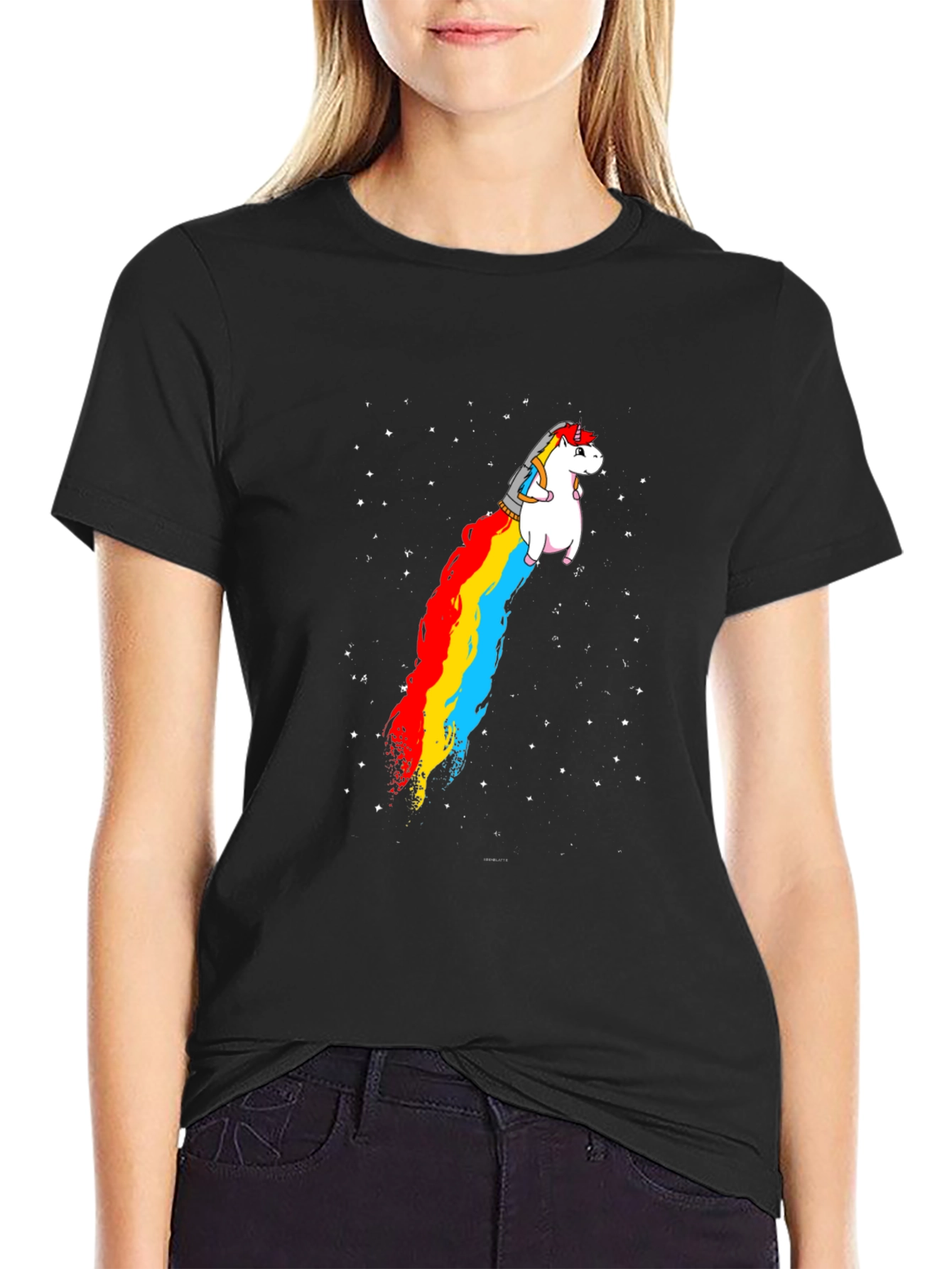 Unicorn Rainbow Jet T-Shirt
