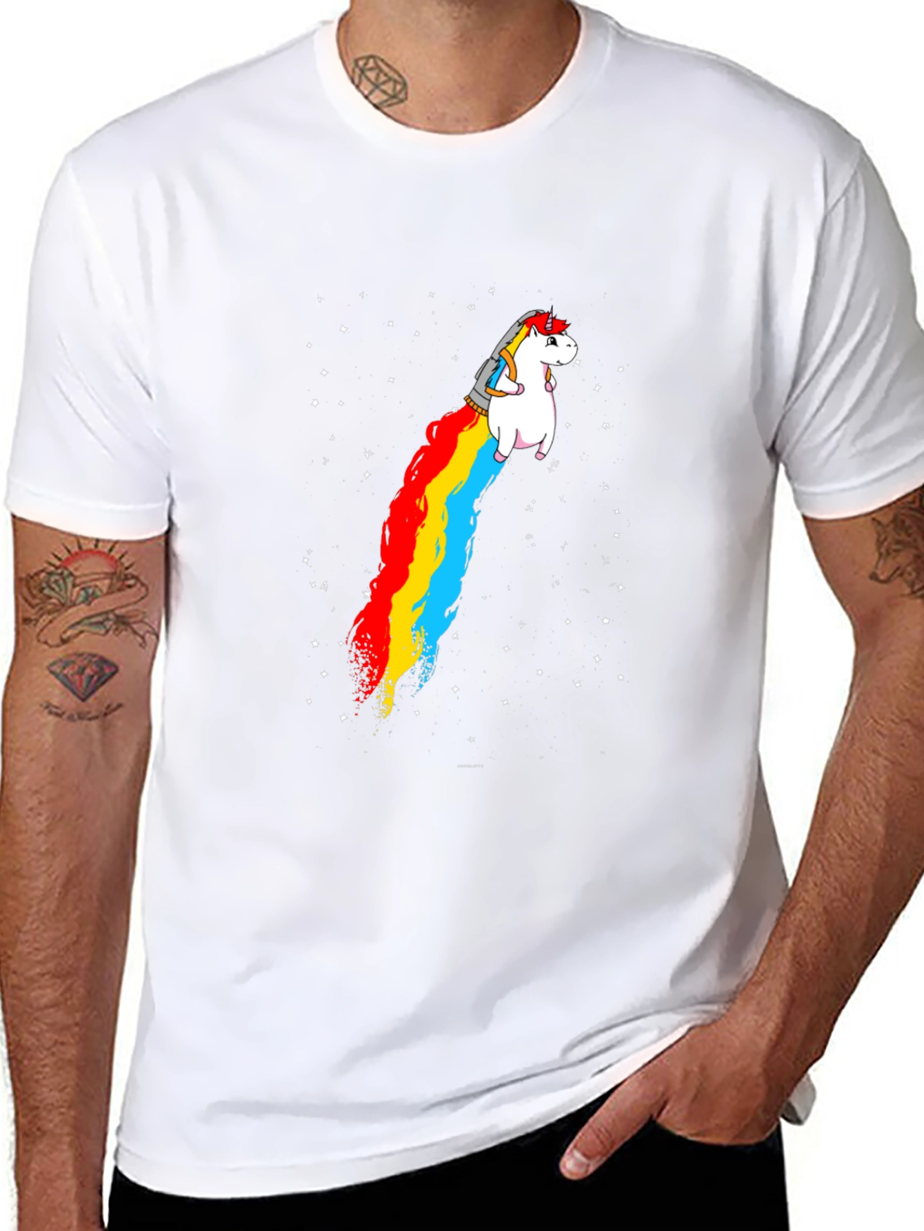 Unicorn Rainbow Jet T-Shirt