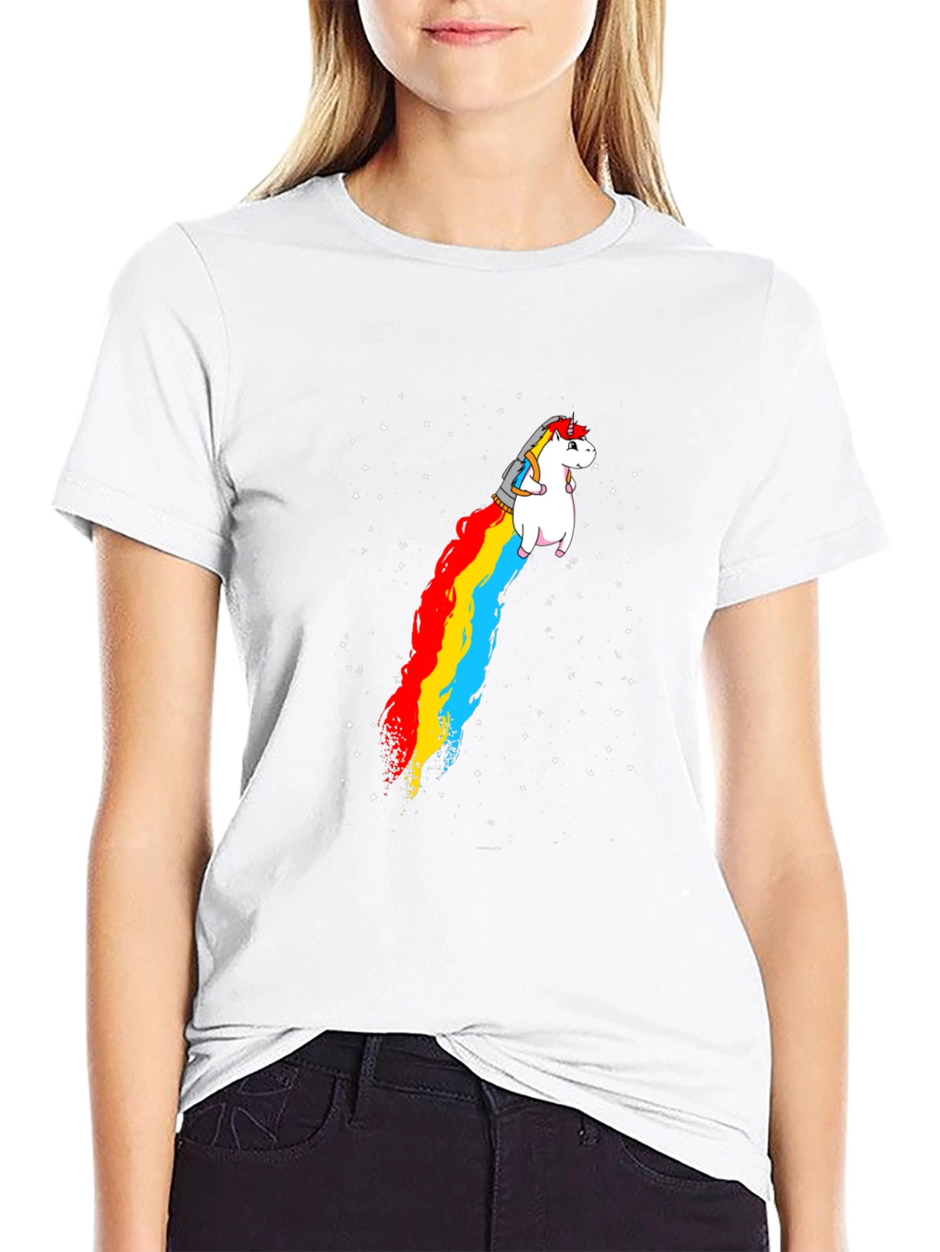 Unicorn Rainbow Jet T-Shirt