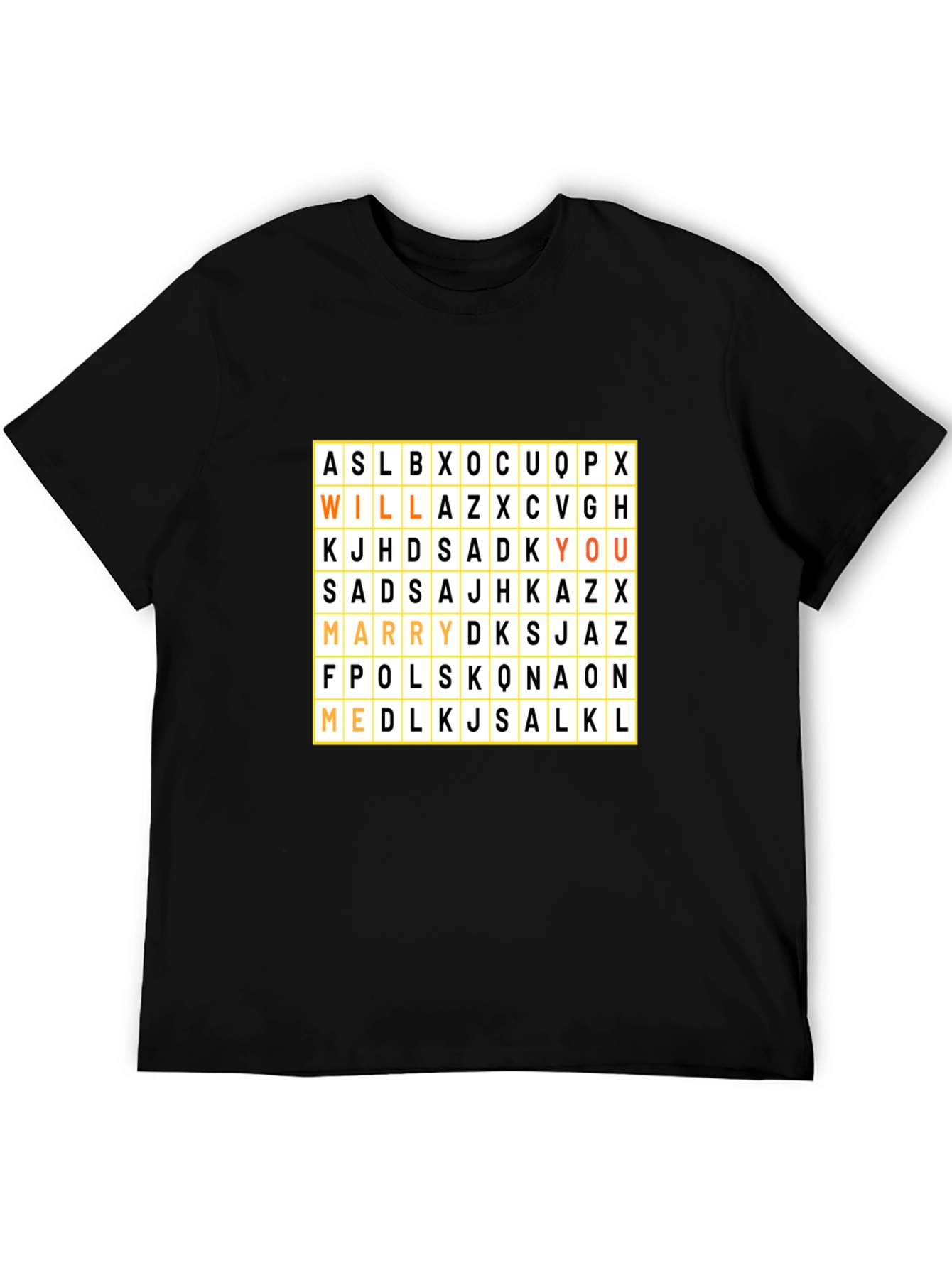 Will You Marry Me? Puzzle T-Shirt
