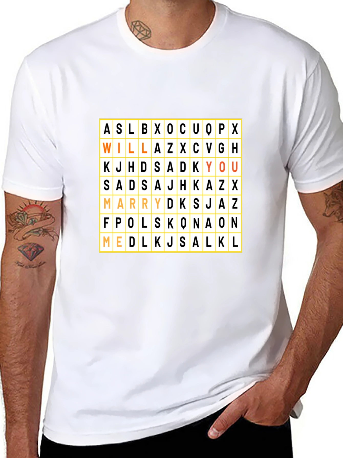 Will You Marry Me? Puzzle T-Shirt