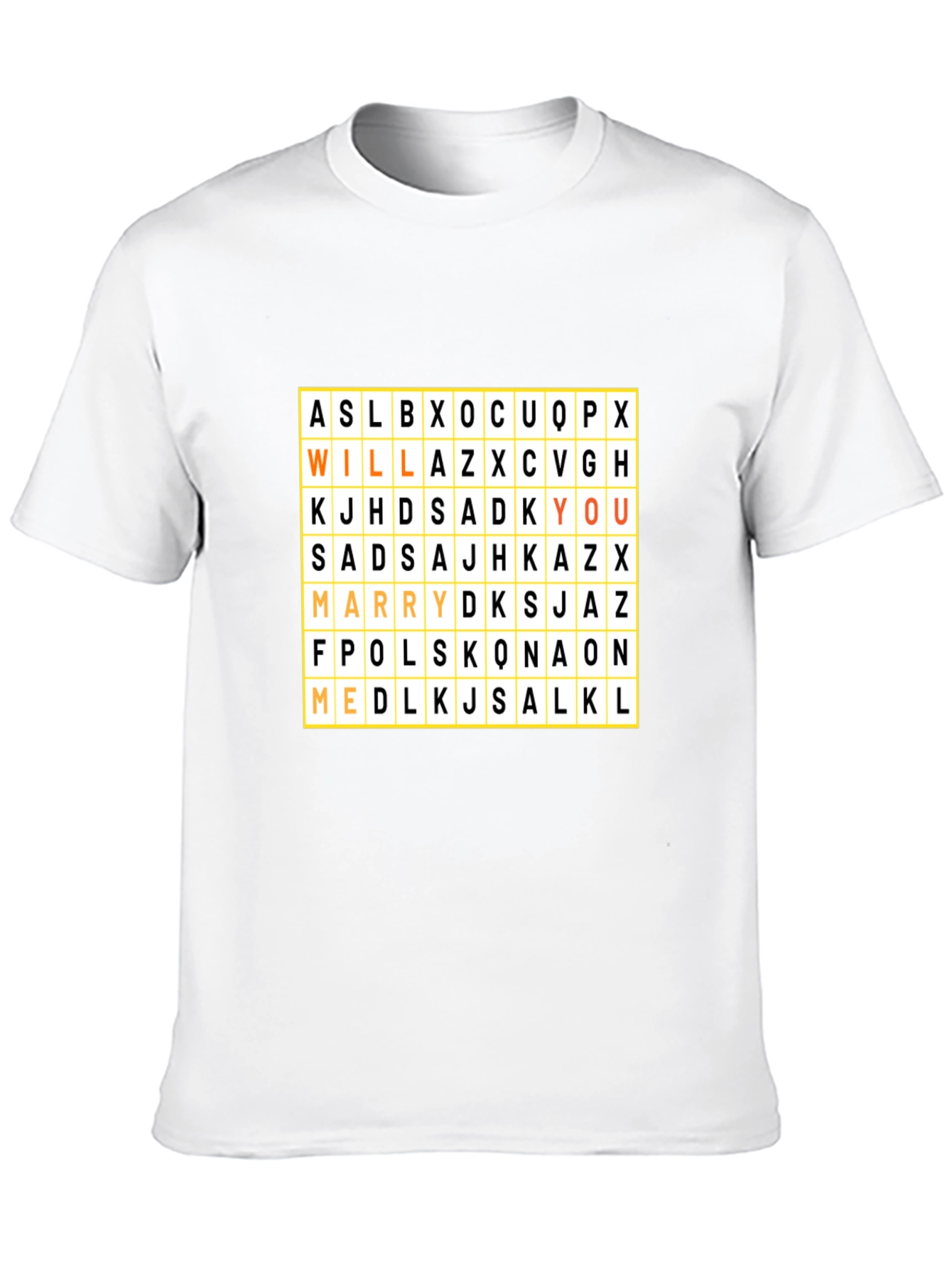 Will You Marry Me? Puzzle T-Shirt